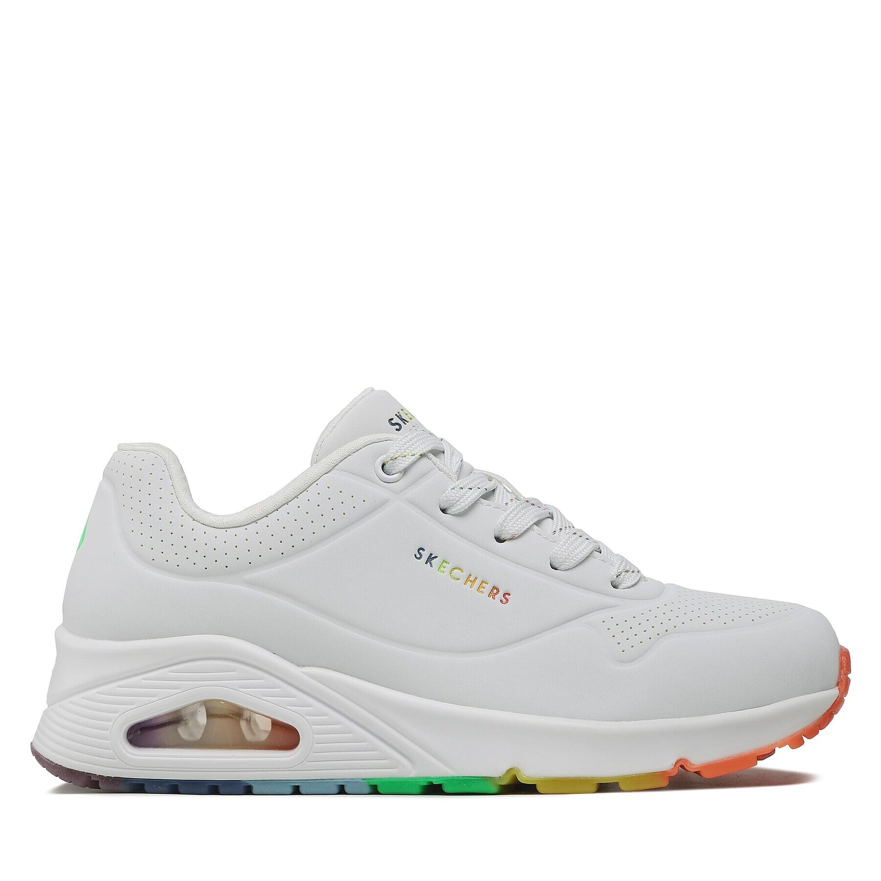 Skechers Sneakersy Rainbow Peaks 155133/WHT Biela - Pepit.sk