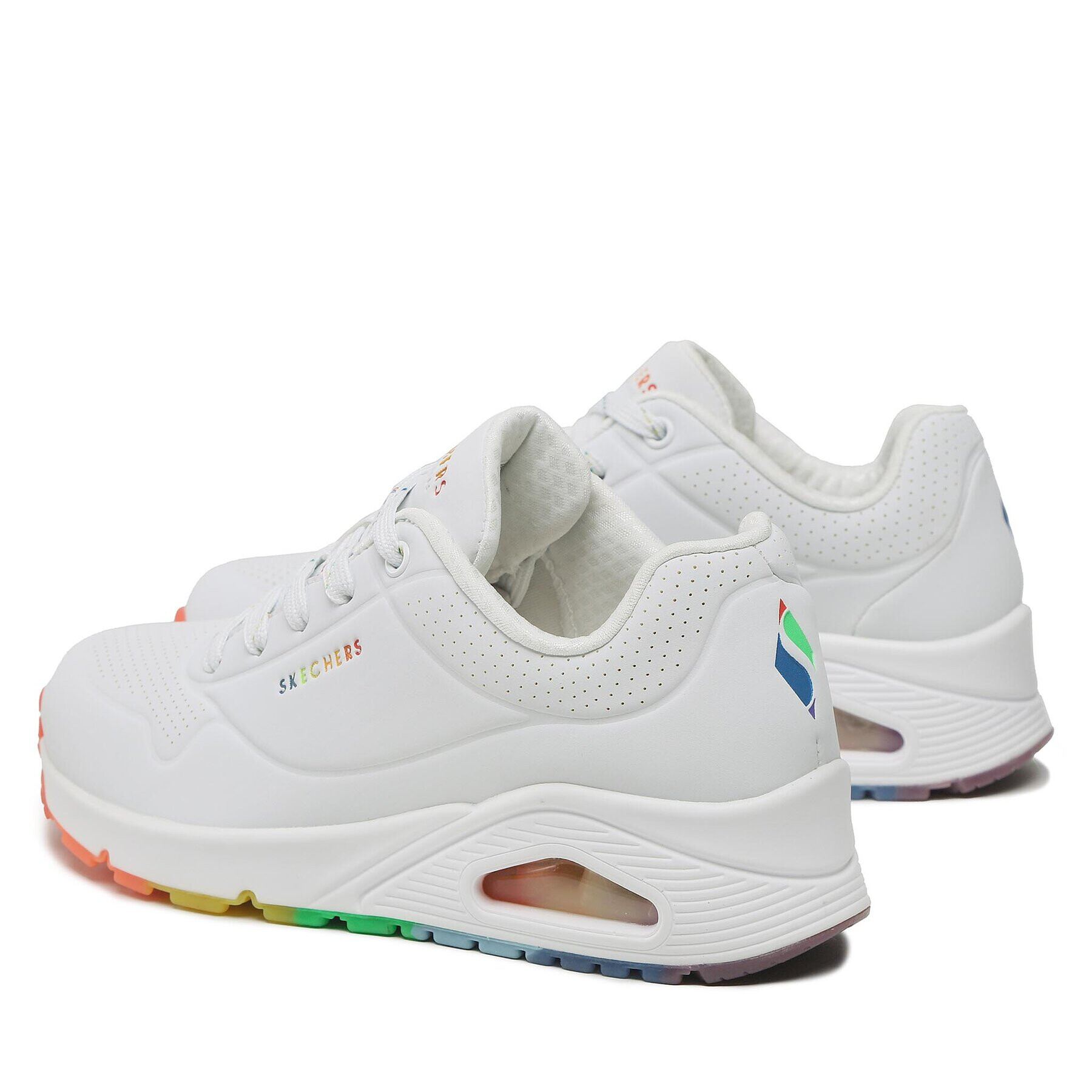 Skechers Sneakersy Rainbow Peaks 155133/WHT Biela - Pepit.sk