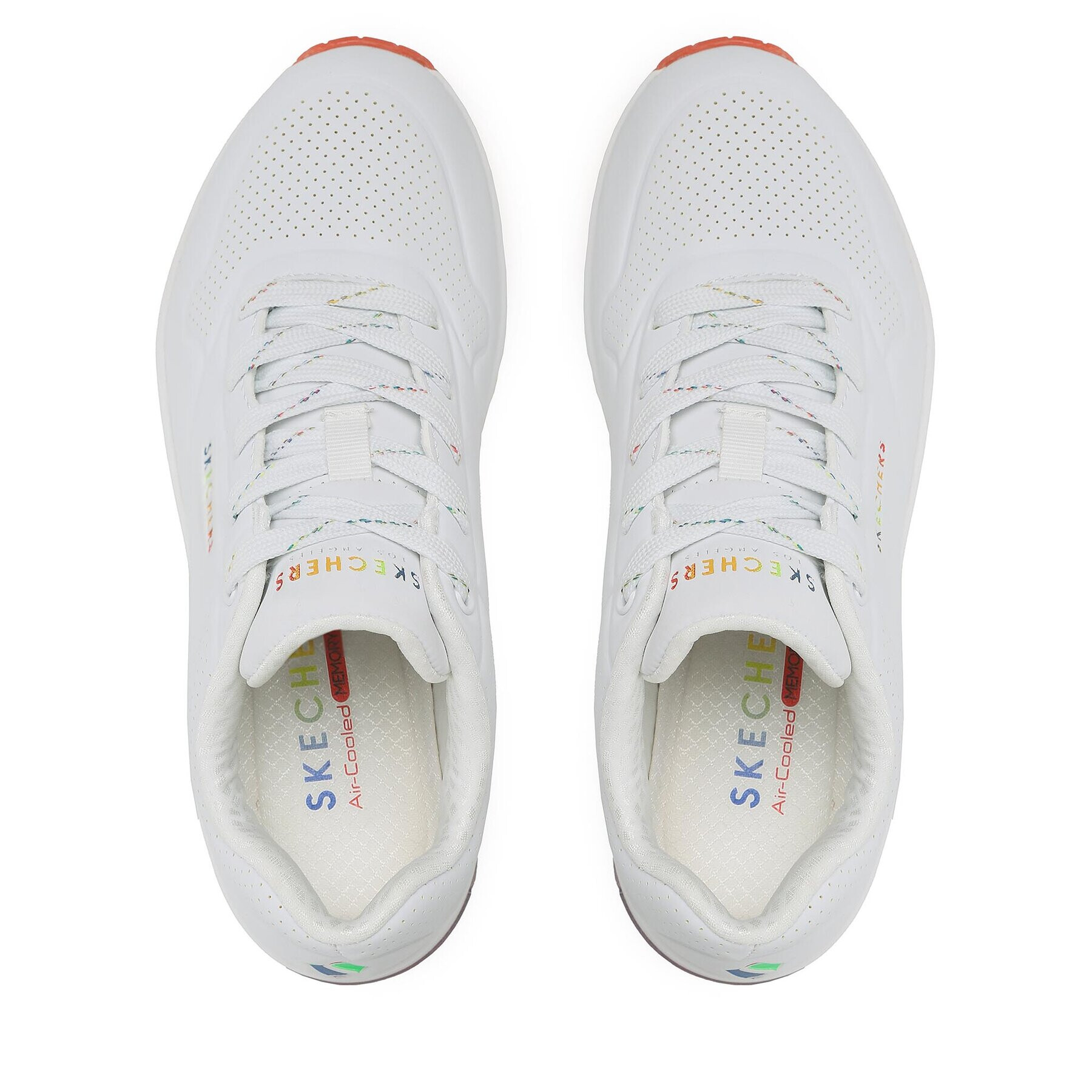 Skechers Sneakersy Rainbow Peaks 155133/WHT Biela - Pepit.sk