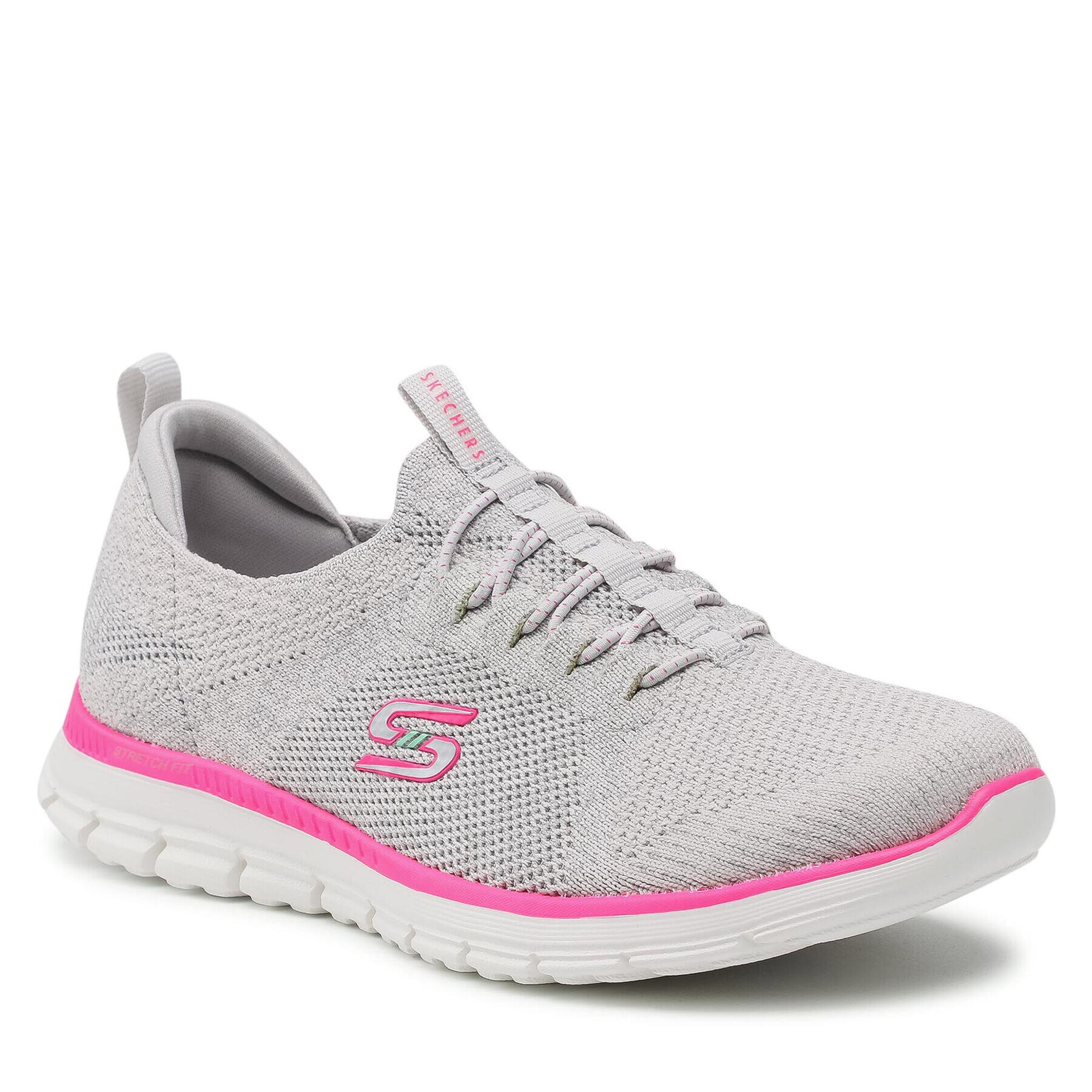 Skechers Sneakersy She's Magnificent 104075/LGHP Sivá - Pepit.sk