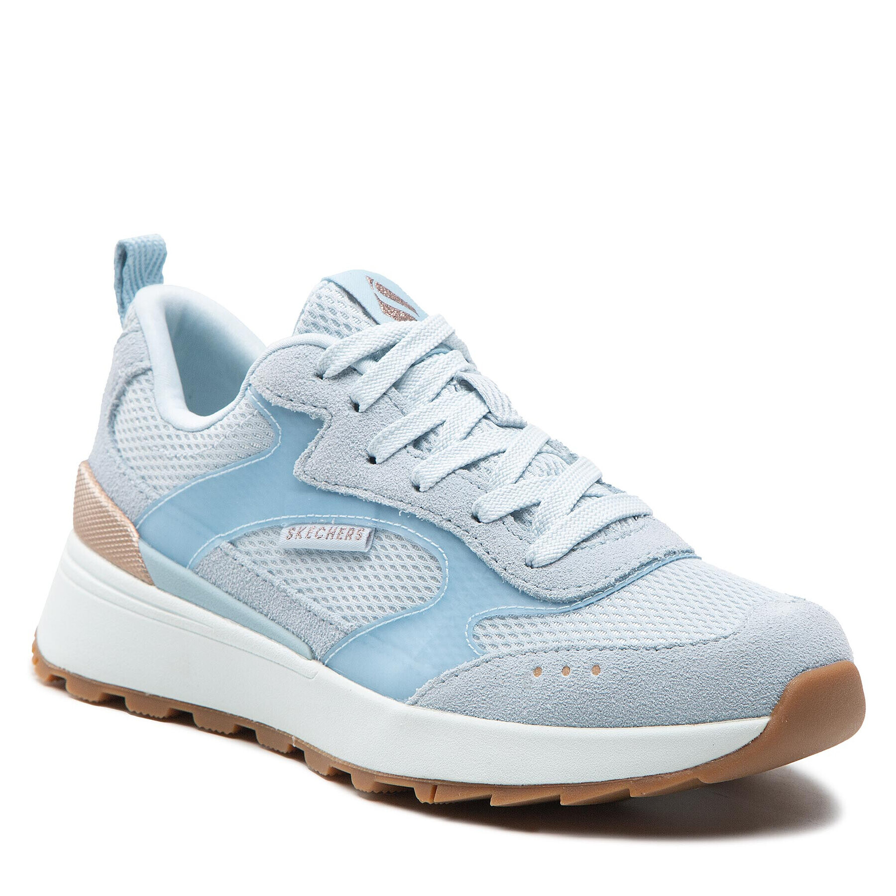 Skechers Sneakersy Shiny Jogger 155429/LTBL Modrá - Pepit.sk