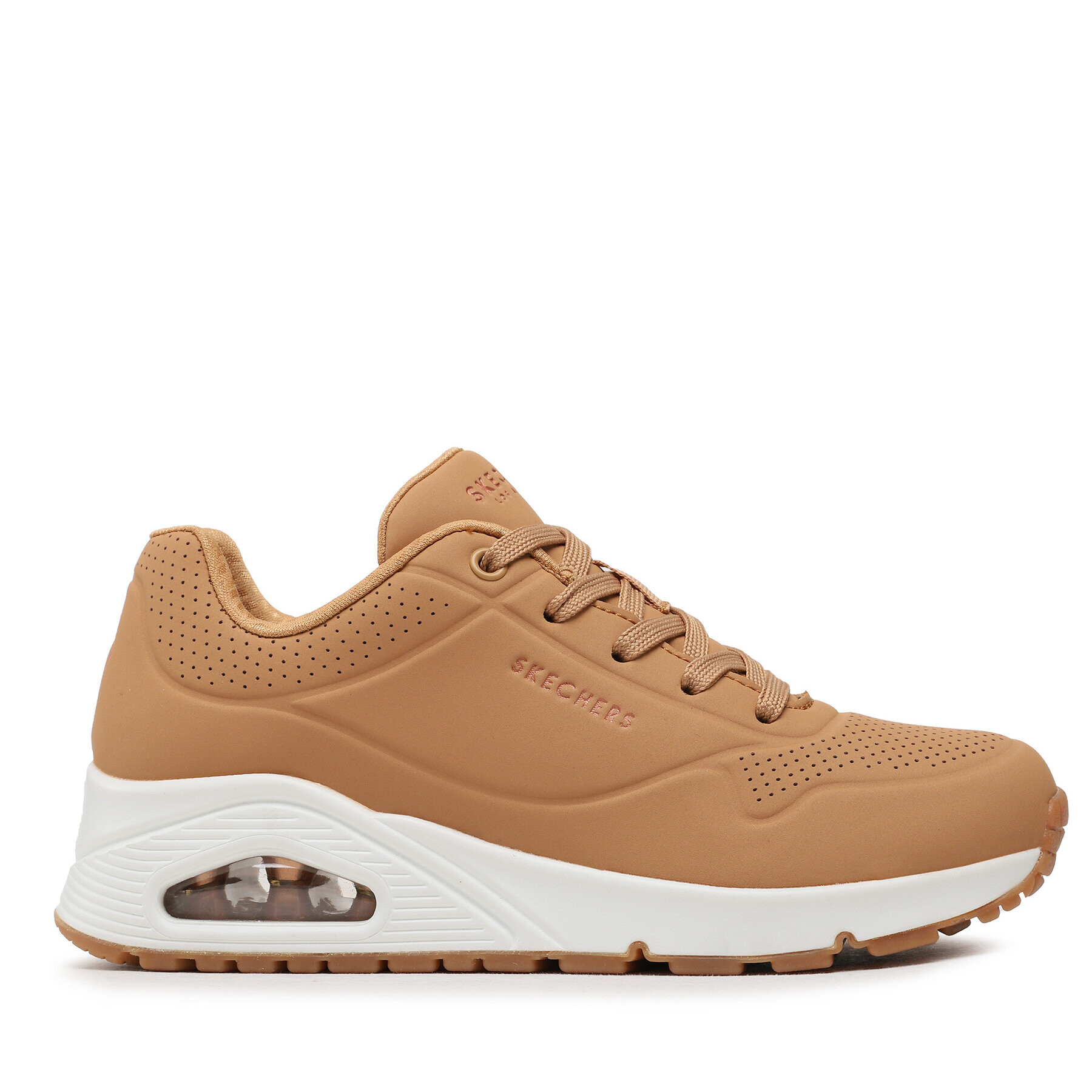 Skechers Sneakersy Uno Stand On Air 73690/TAN Hnedá - Pepit.sk