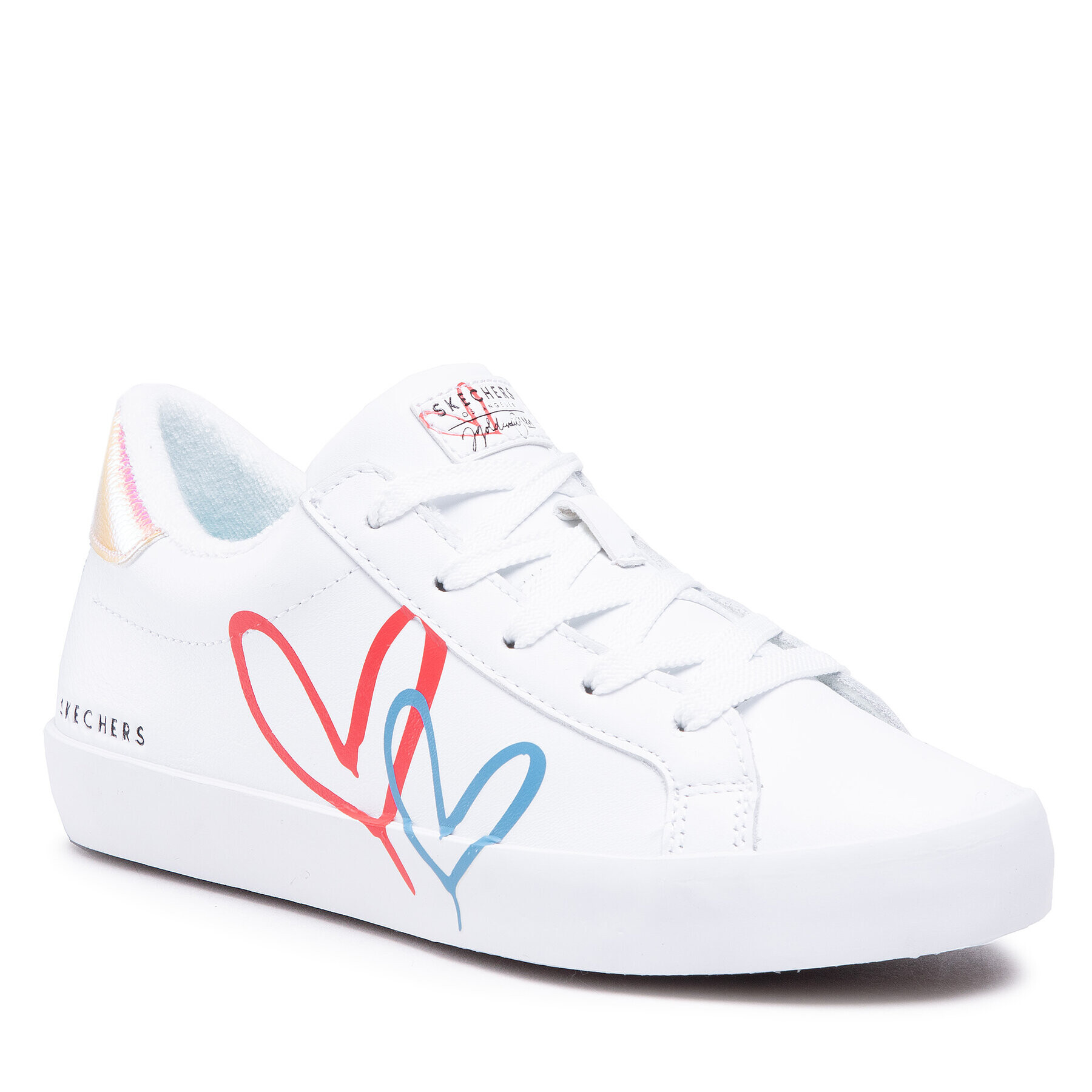 Skechers Sneakersy Whole Heart 155513/WHT Biela - Pepit.sk