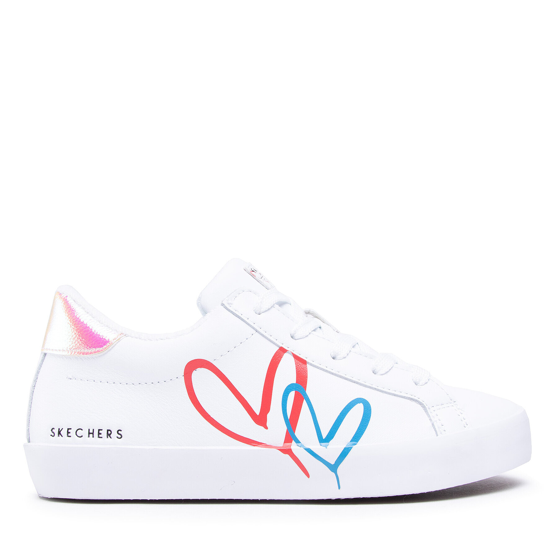 Skechers Sneakersy Whole Heart 155513/WHT Biela - Pepit.sk