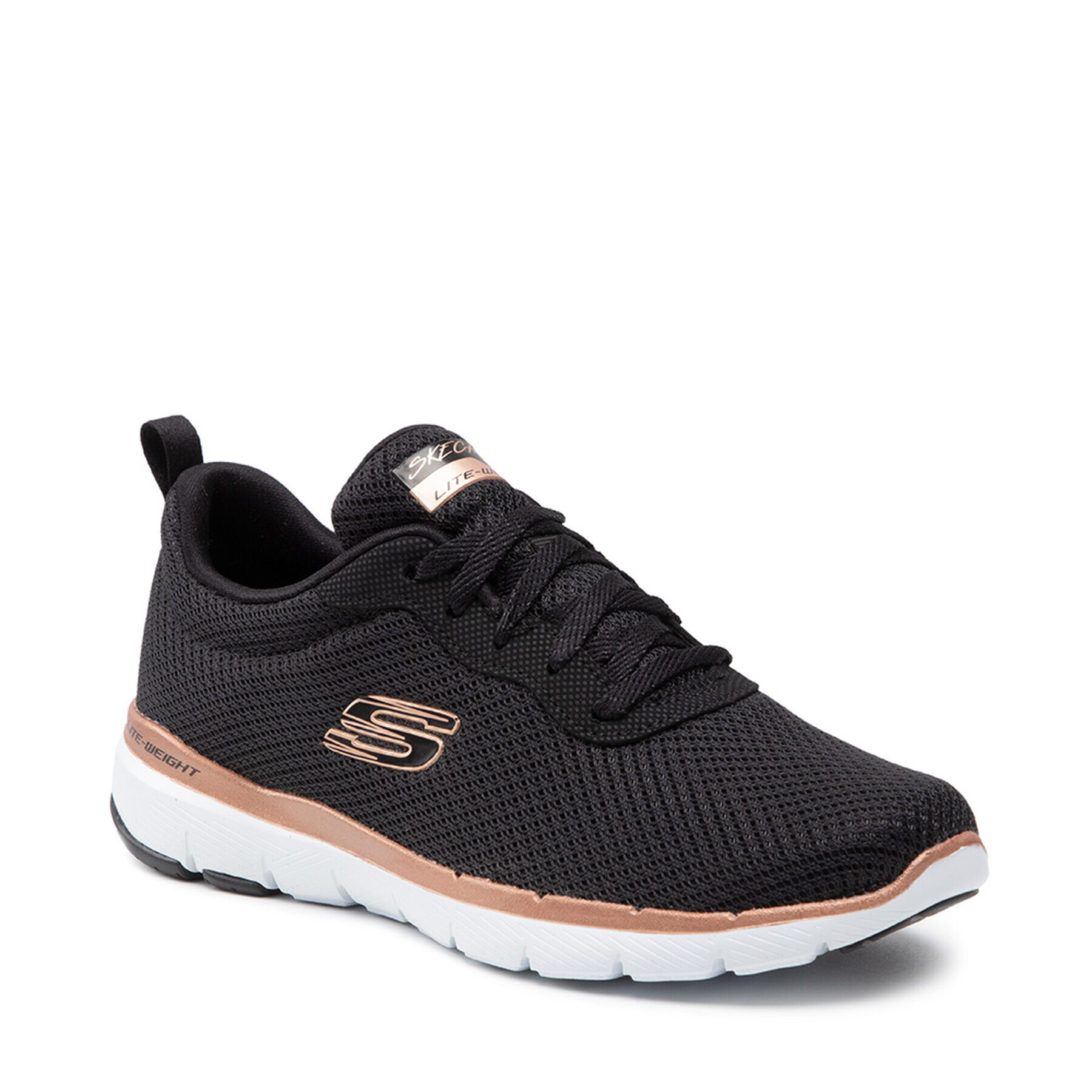 Skechers Topánky Flex Appeal 3.0 13070/BKRG Čierna - Pepit.sk