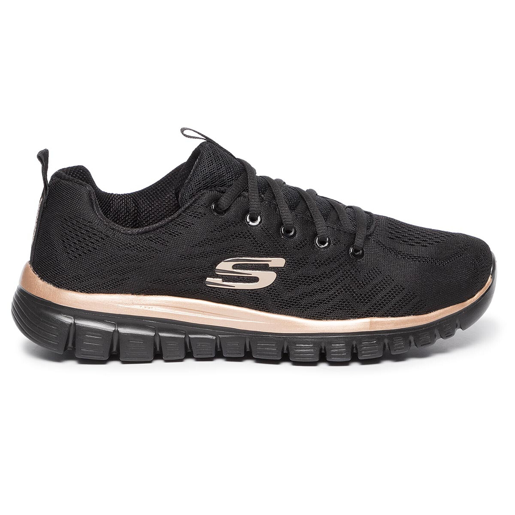 Skechers Topánky Get Connected 12615/BKRG Čierna - Pepit.sk