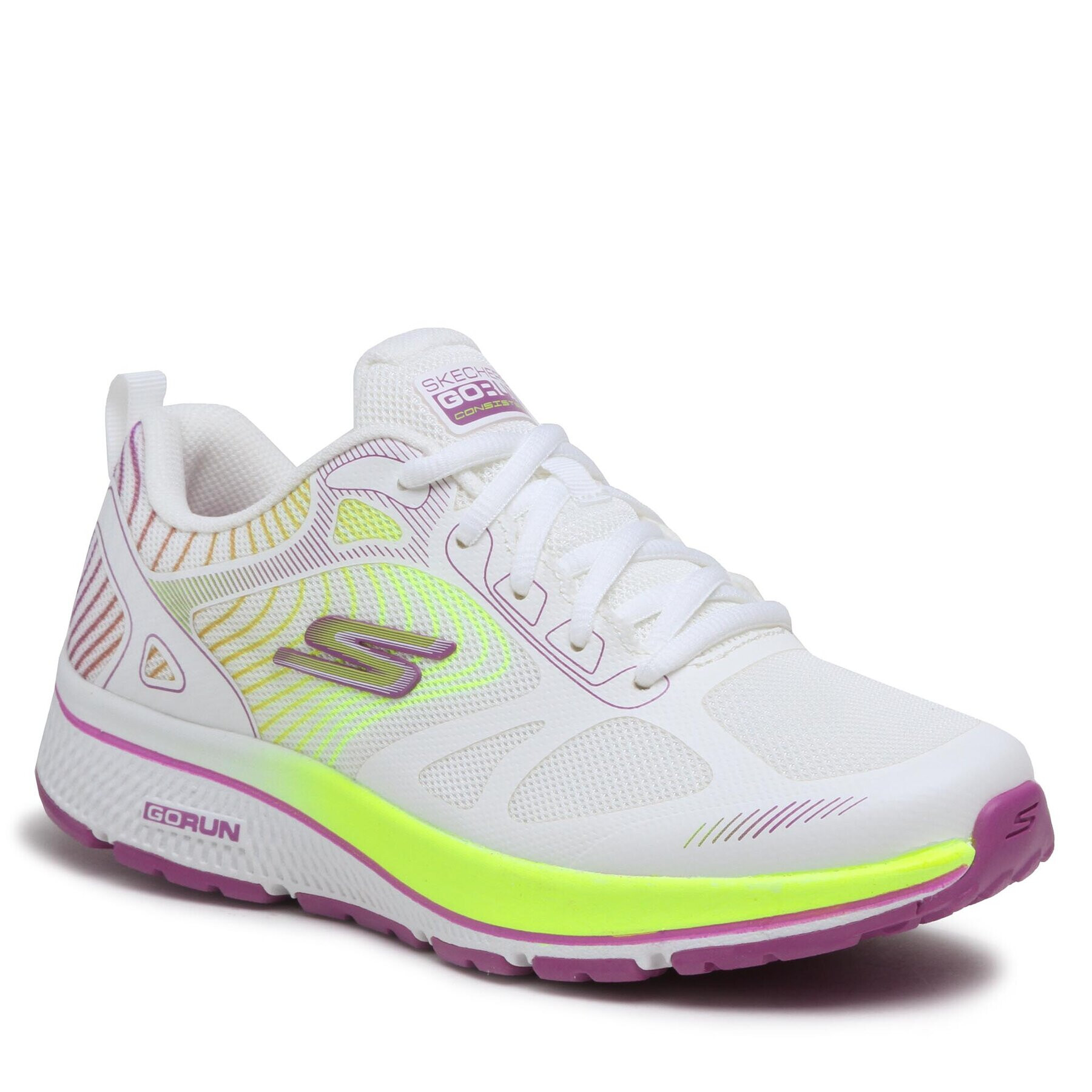 Skechers Topánky Go Run Consistent 128272/WPR Biela - Pepit.sk