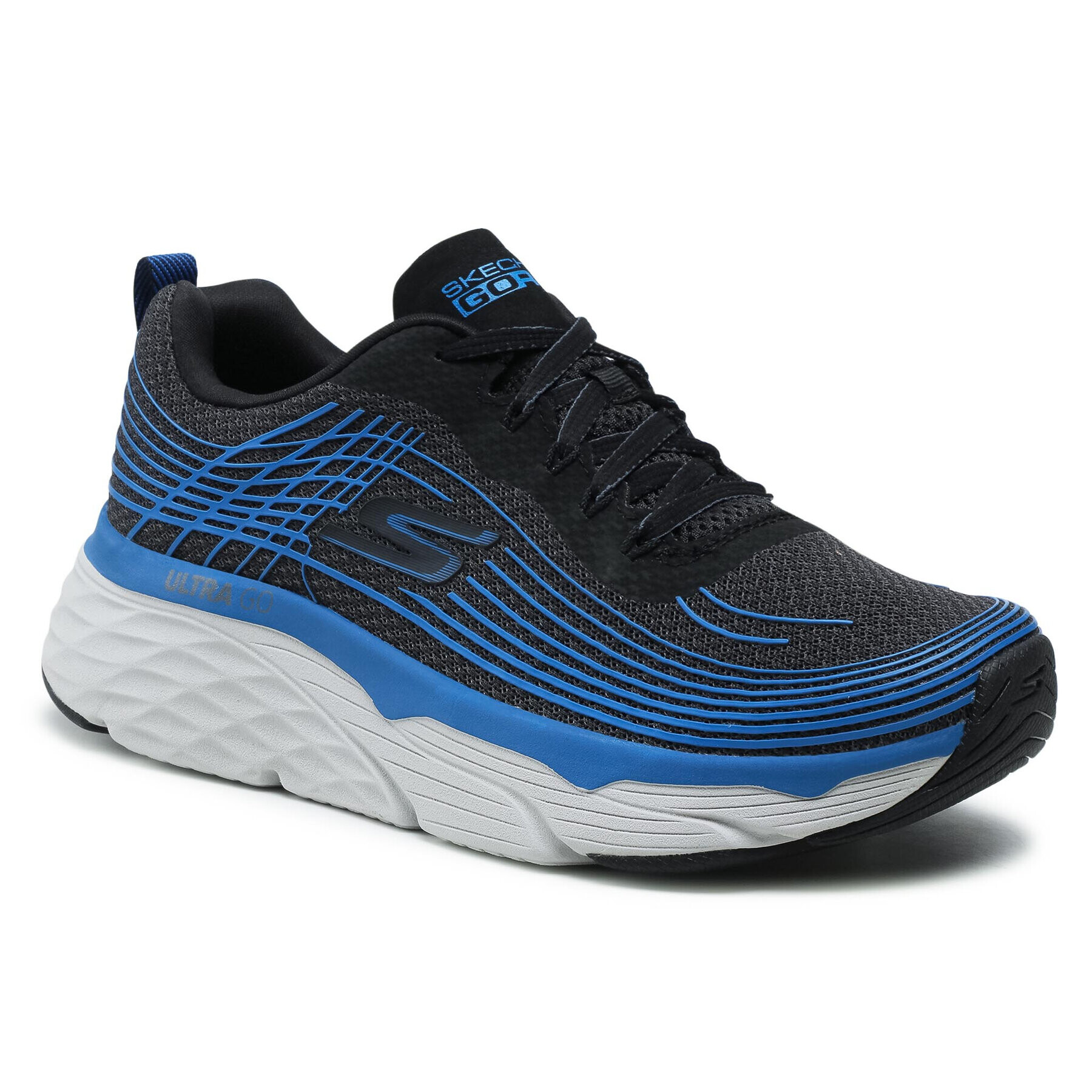 Skechers Topánky Max Cushioning Elite 54430/BKBL Čierna - Pepit.sk