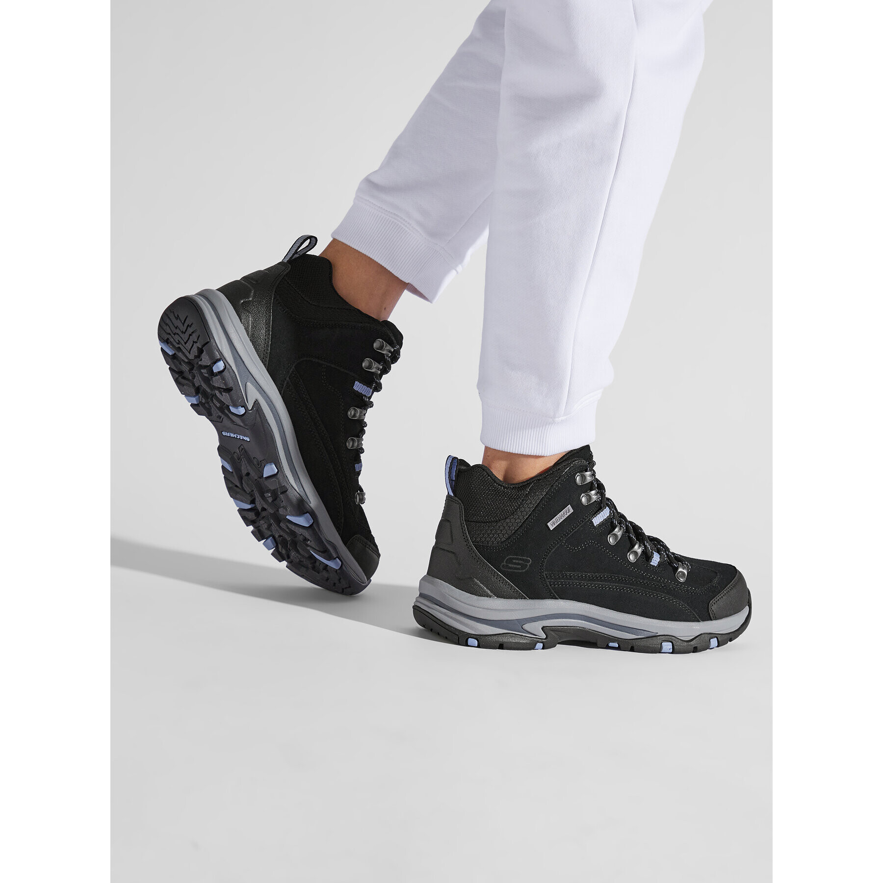 Skechers Trekingová obuv Alpine Trail 167004/BKCC Čierna - Pepit.sk