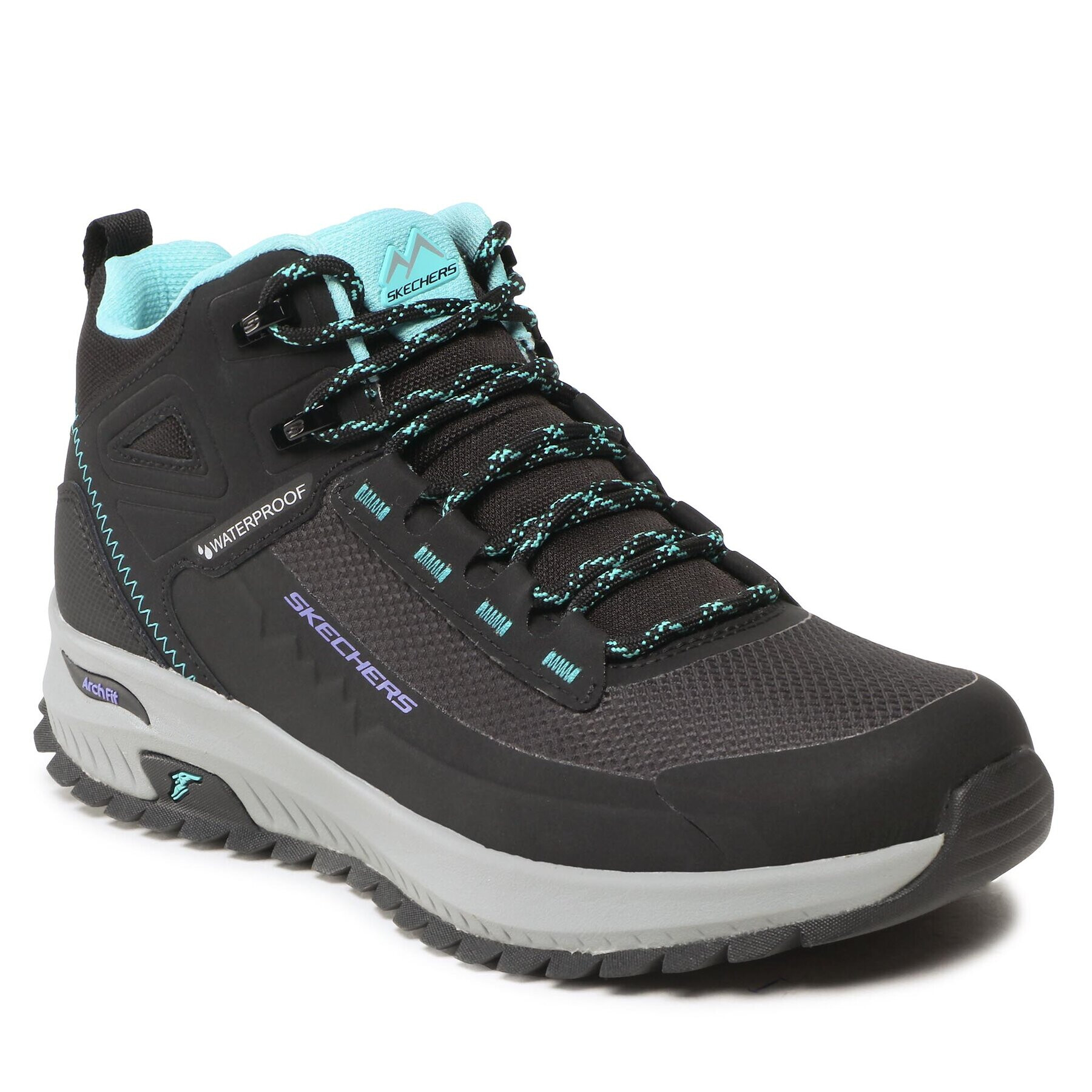 Skechers Trekingová obuv Elevation Gain 180086/BKBL Čierna - Pepit.sk