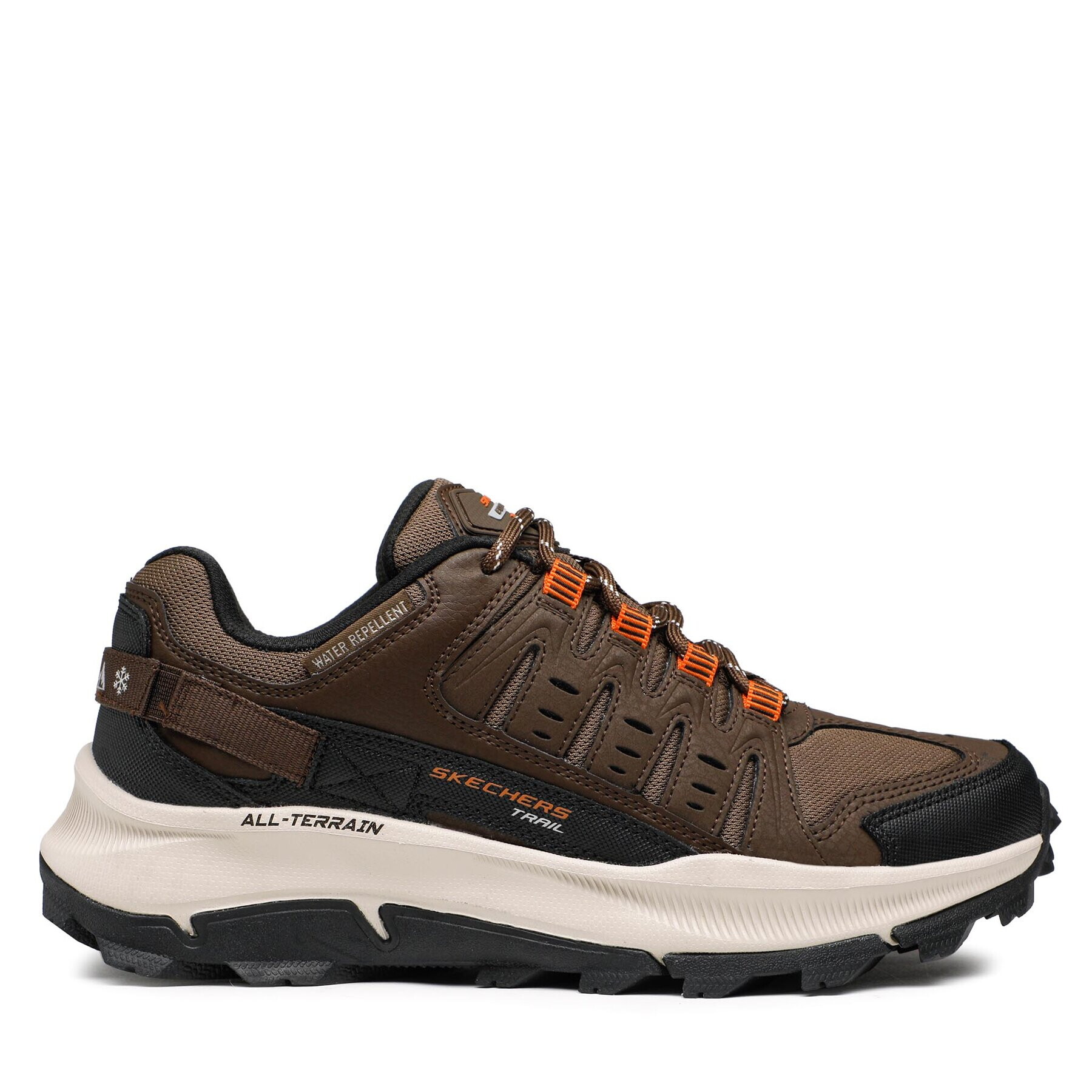 Skechers Trekingová obuv Solix 237501/BROR Hnedá - Pepit.sk