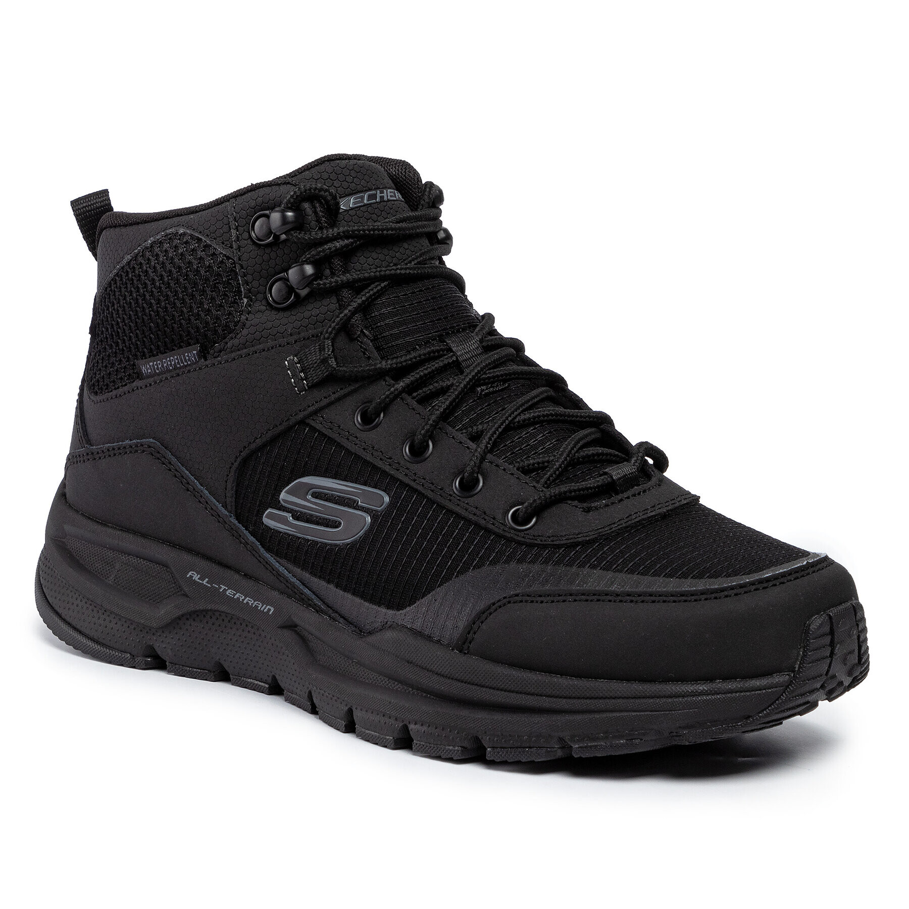 Skechers Trekingová obuv Woodrock 51705/BBK Čierna - Pepit.sk