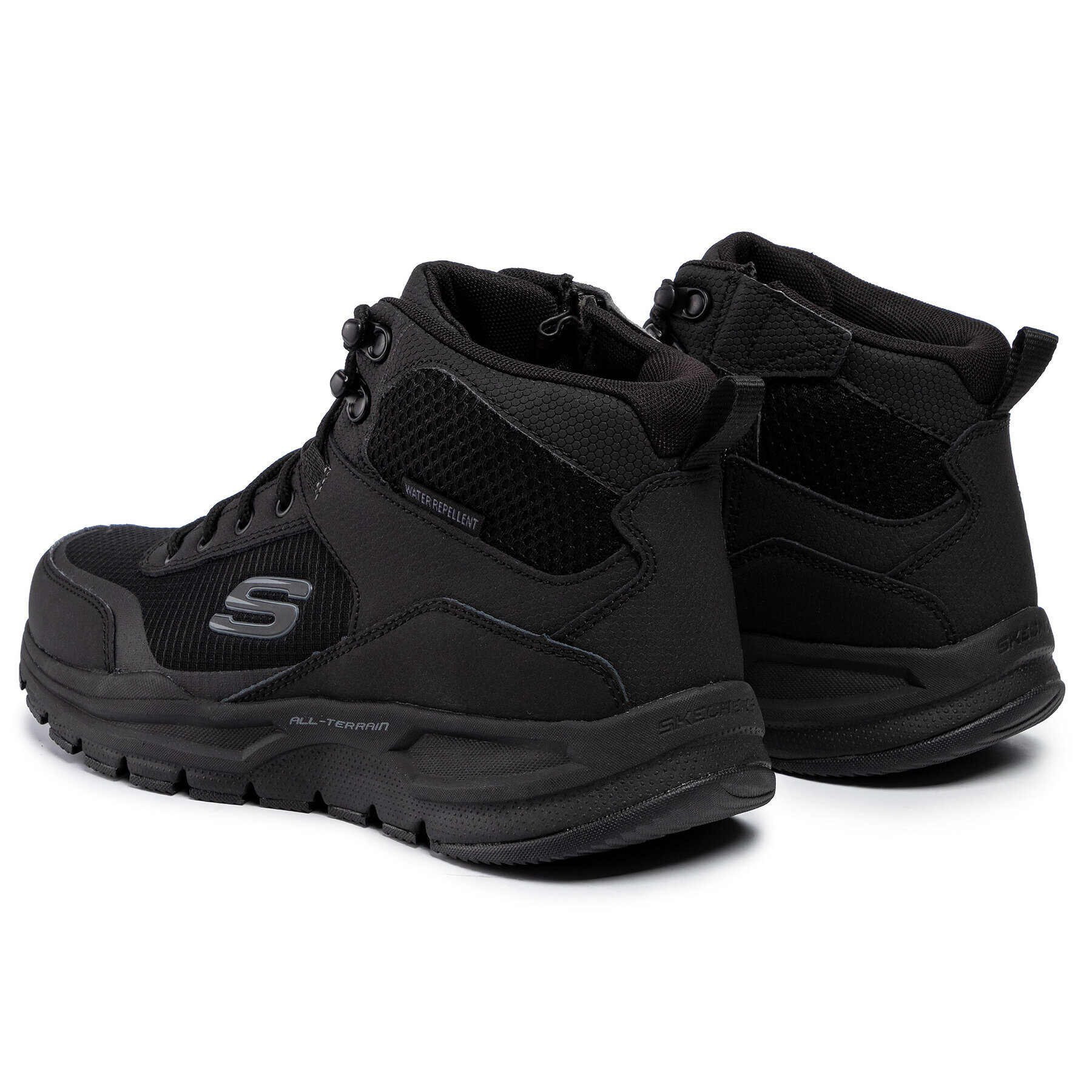 Skechers Trekingová obuv Woodrock 51705/BBK Čierna - Pepit.sk