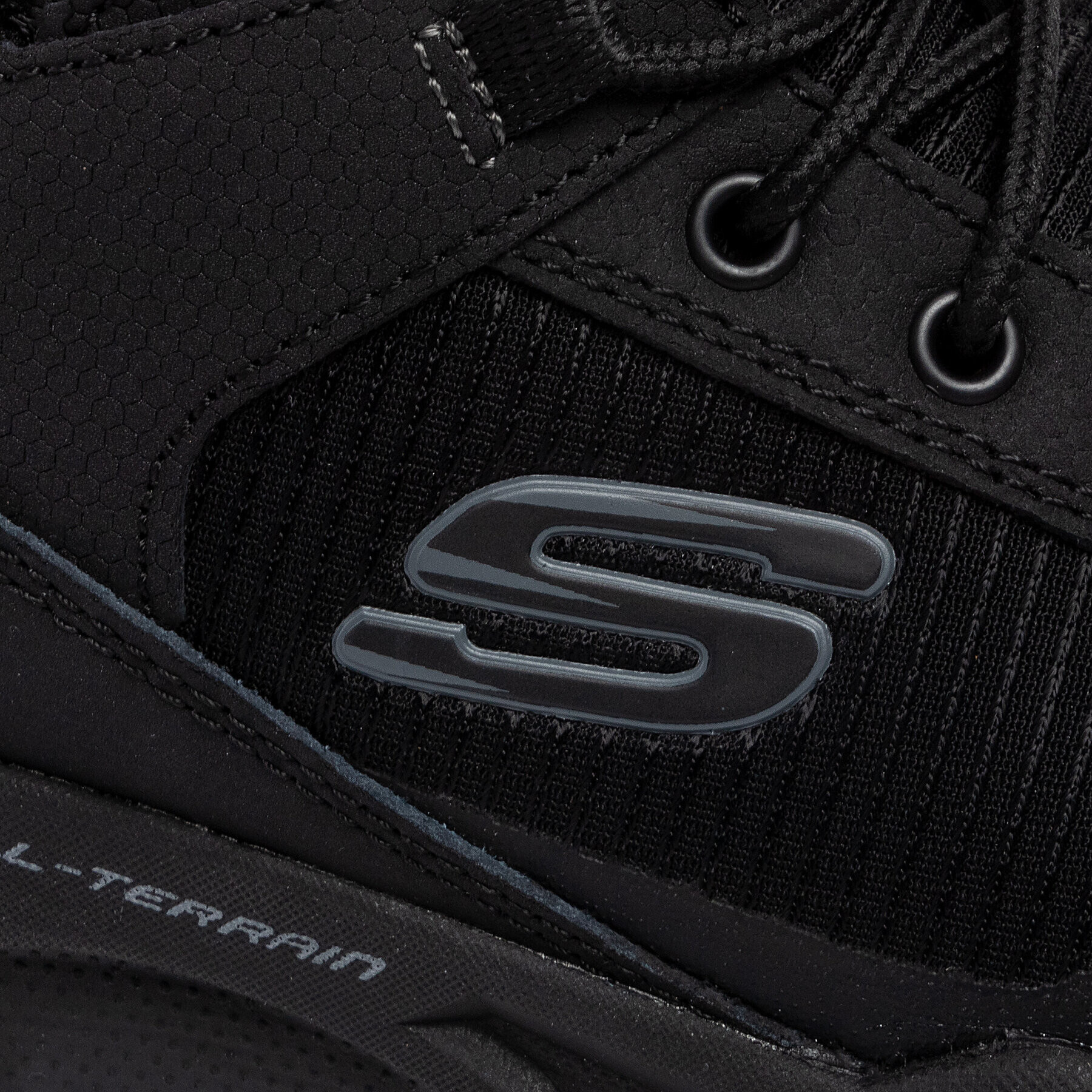 Skechers Trekingová obuv Woodrock 51705/BBK Čierna - Pepit.sk