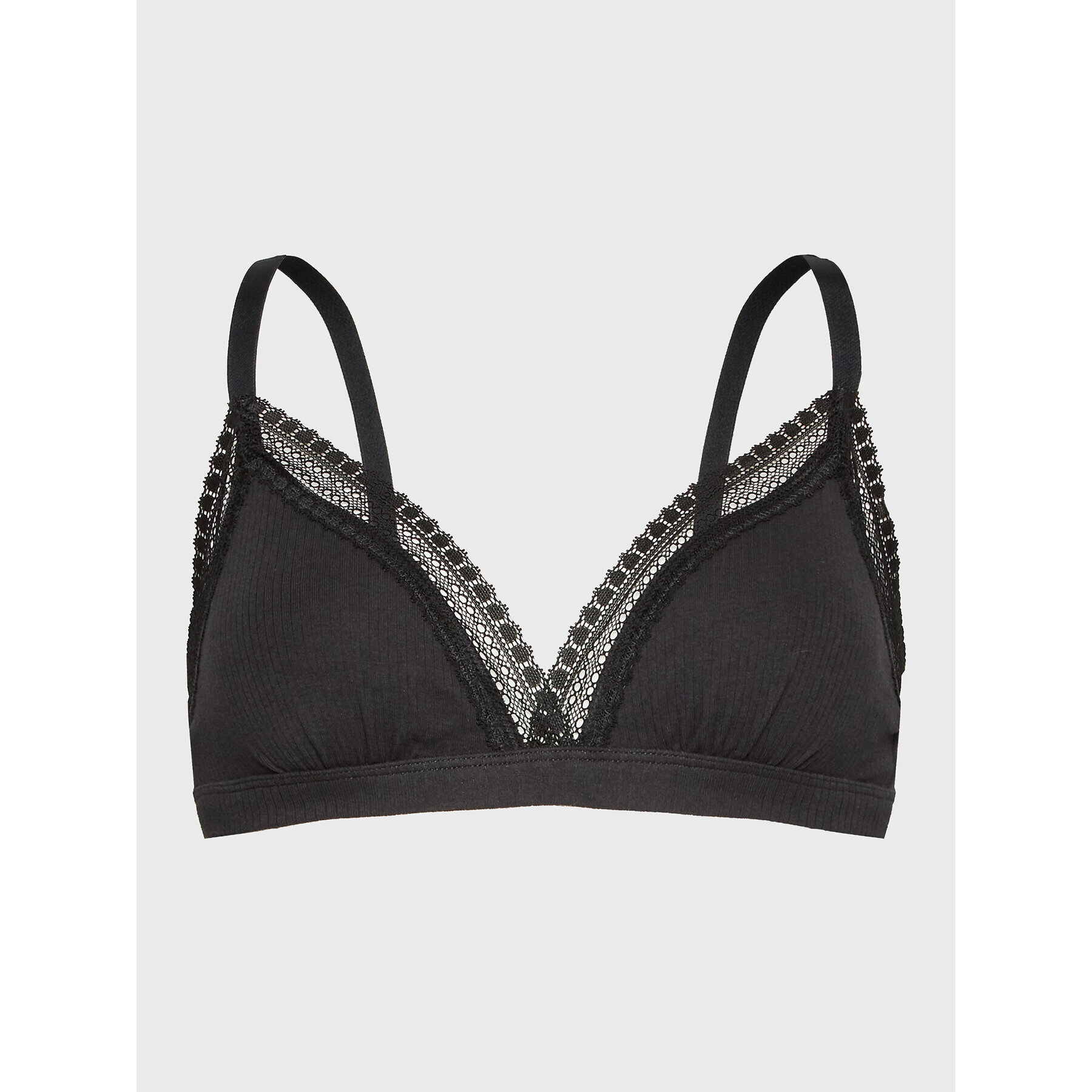 Sloggi Podprsenka Bralette Go Ribbed 10213204 Čierna - Pepit.sk