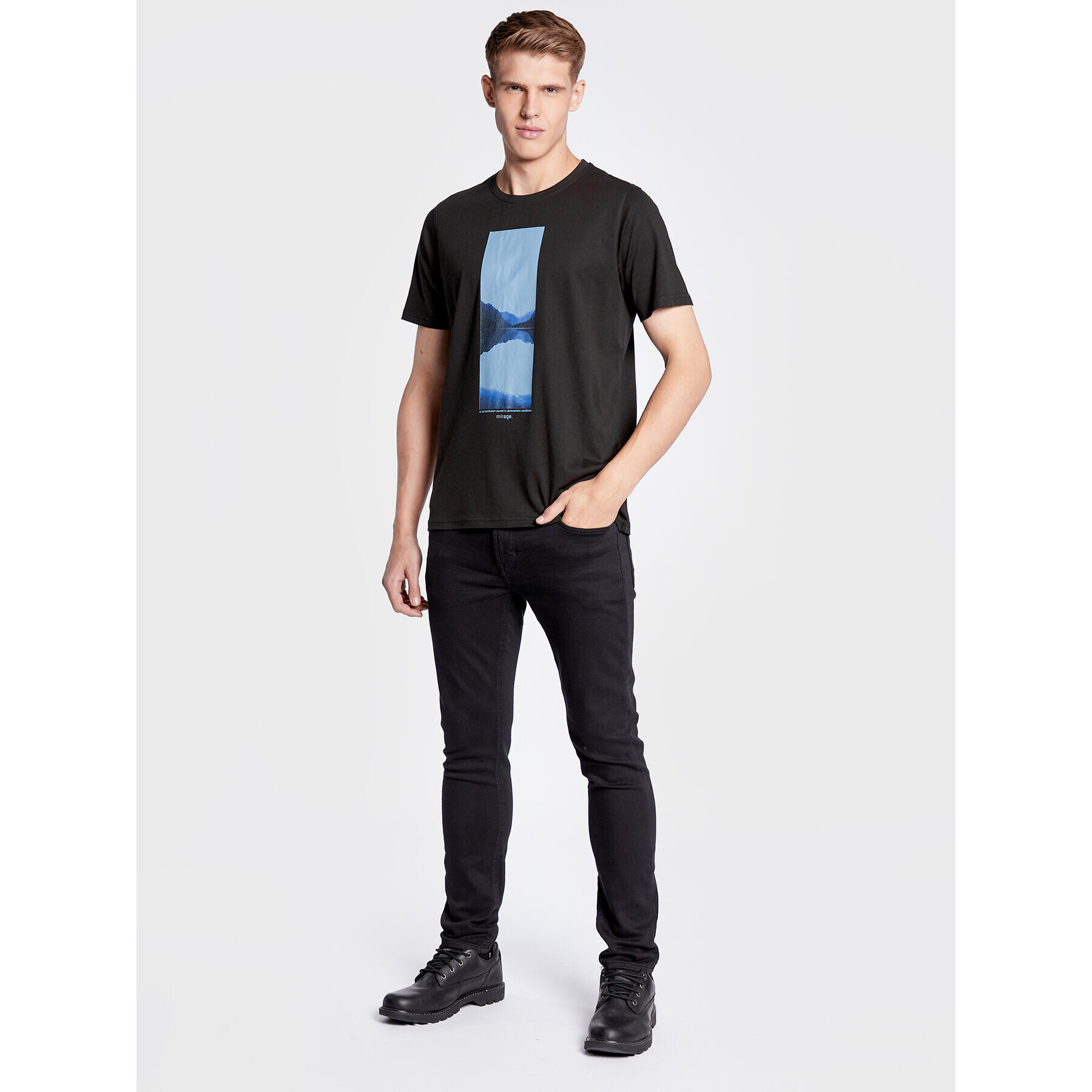 Solid Džínsy 21105838 Čierna Slim Fit - Pepit.sk