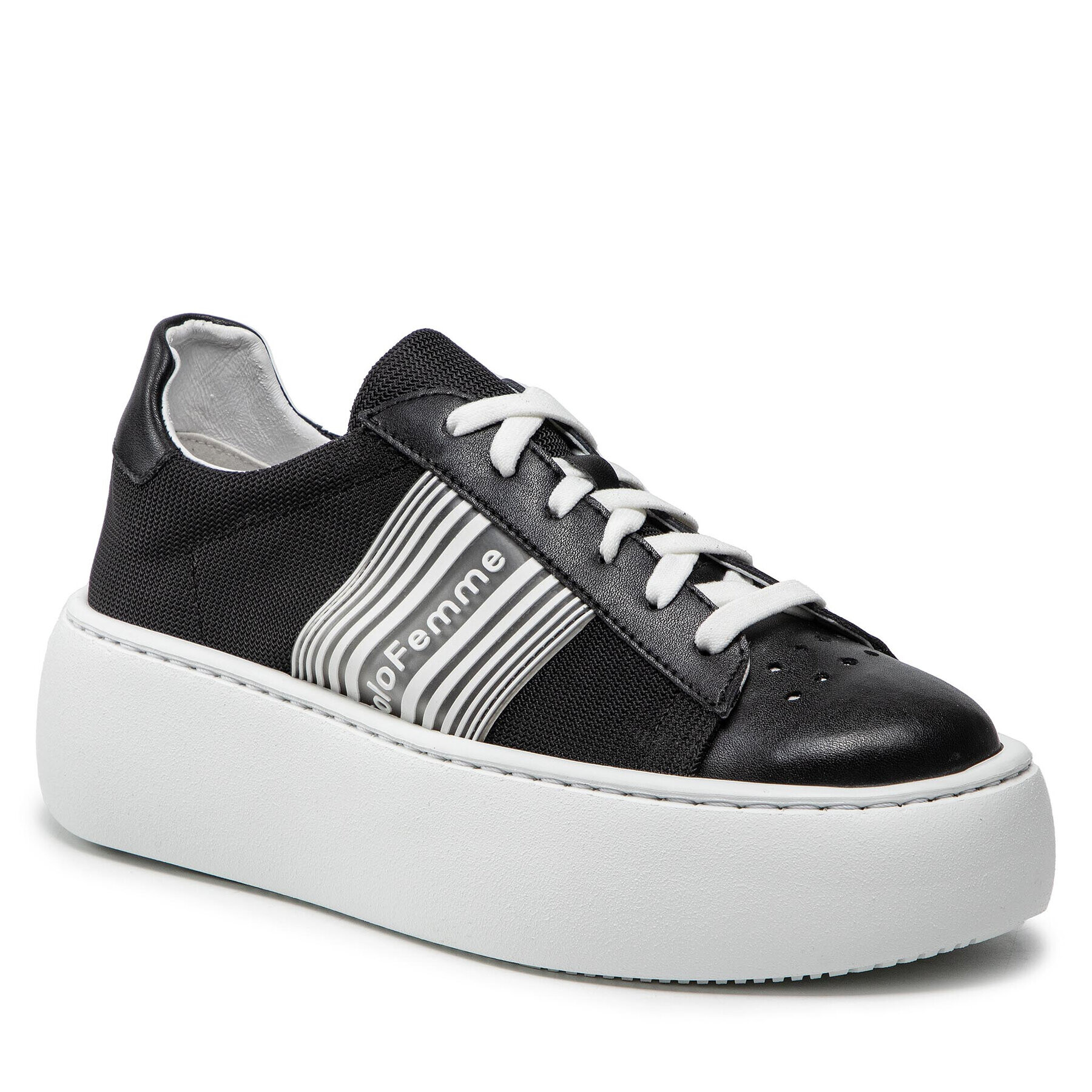 Solo Femme Sneakersy 69402-01-M99/M97-03-00 Čierna - Pepit.sk