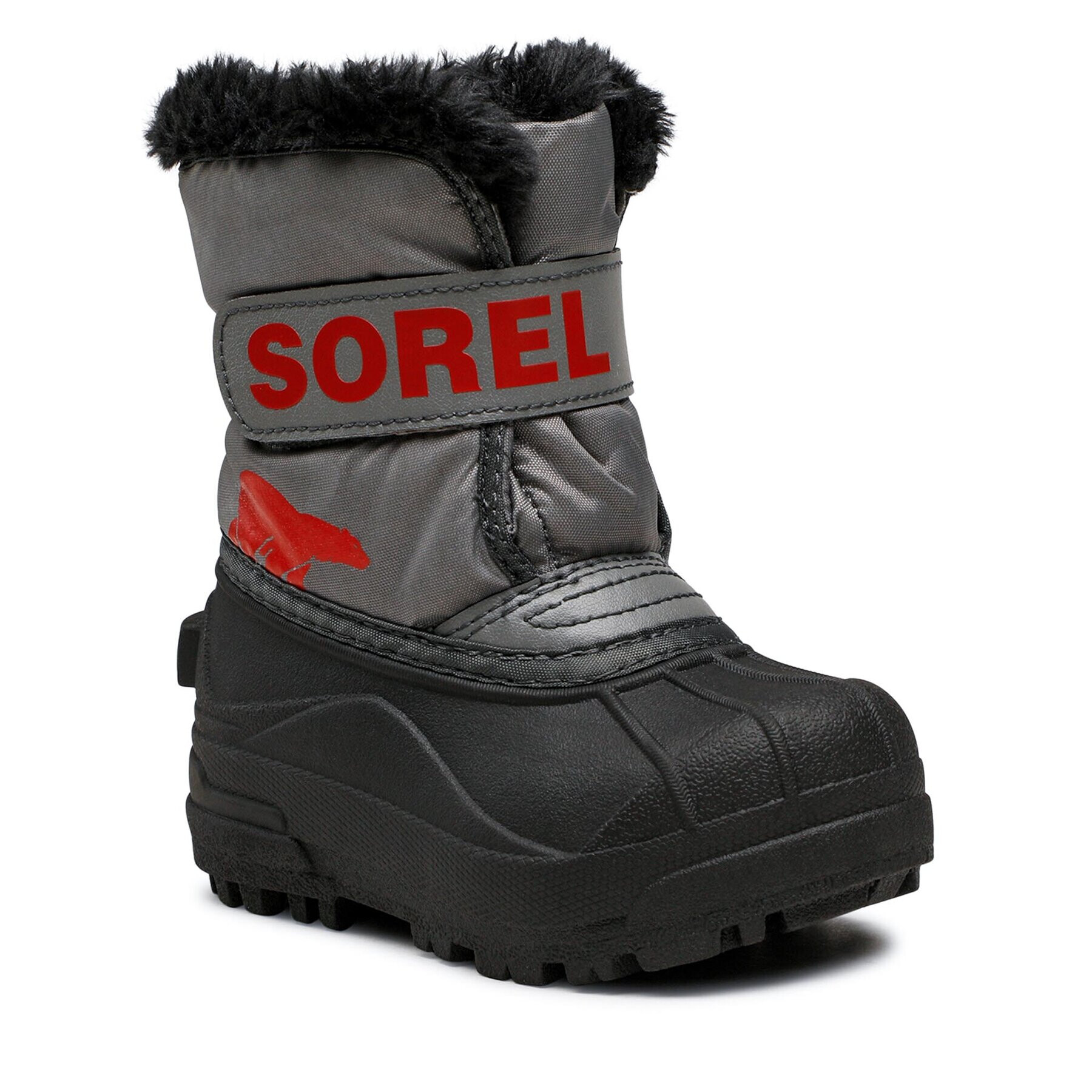 Sorel Snehule Childrens Snow Commander NC1960-052 Sivá - Pepit.sk