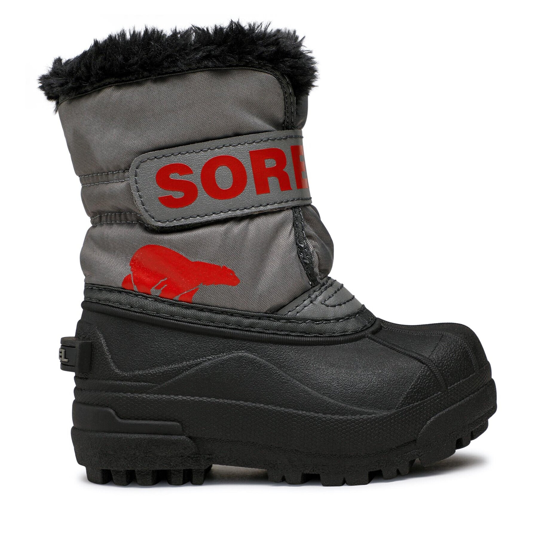 Sorel Snehule Childrens Snow Commander NC1960-052 Sivá - Pepit.sk