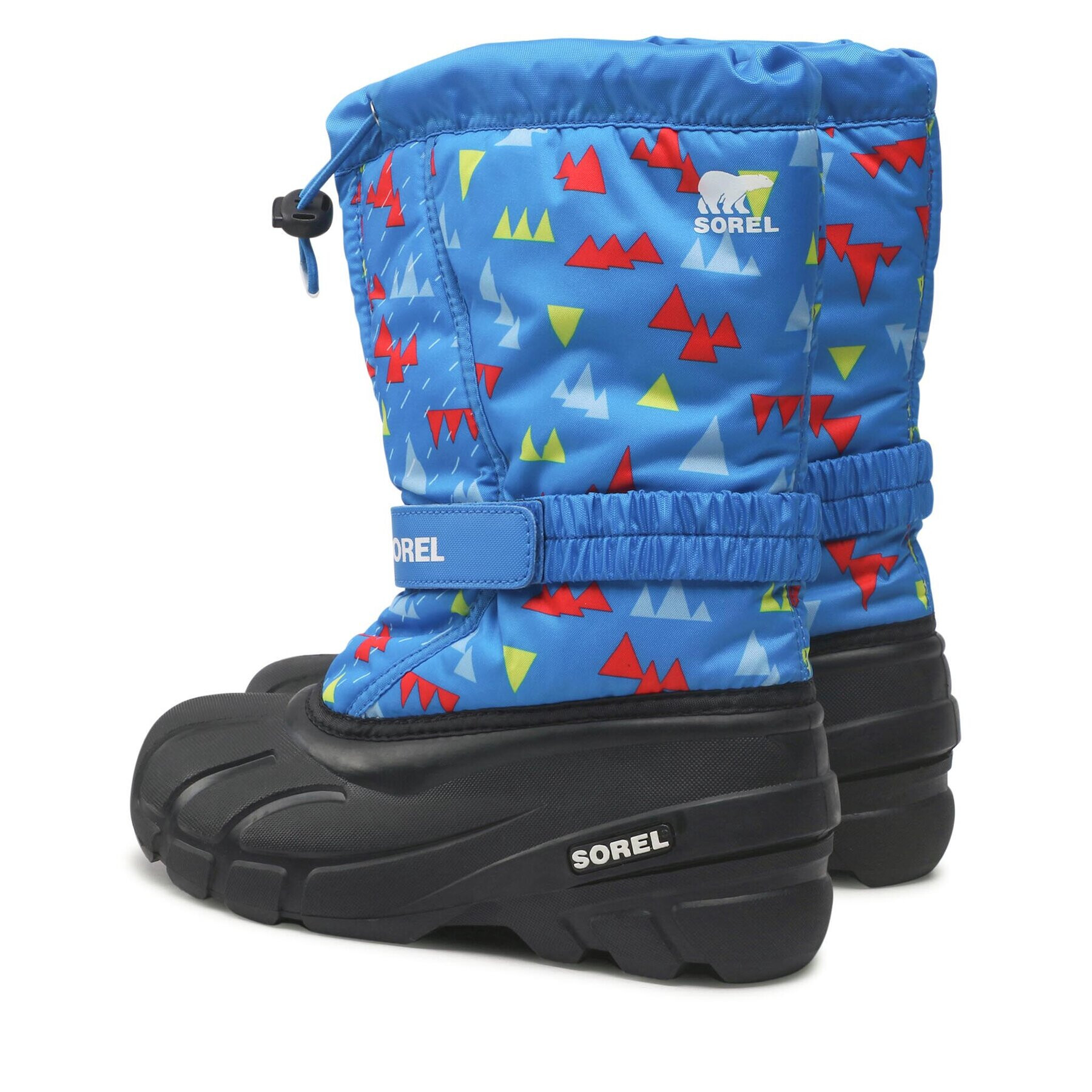 Sorel Snehule Youth Flurry Print NY3504 Modrá - Pepit.sk