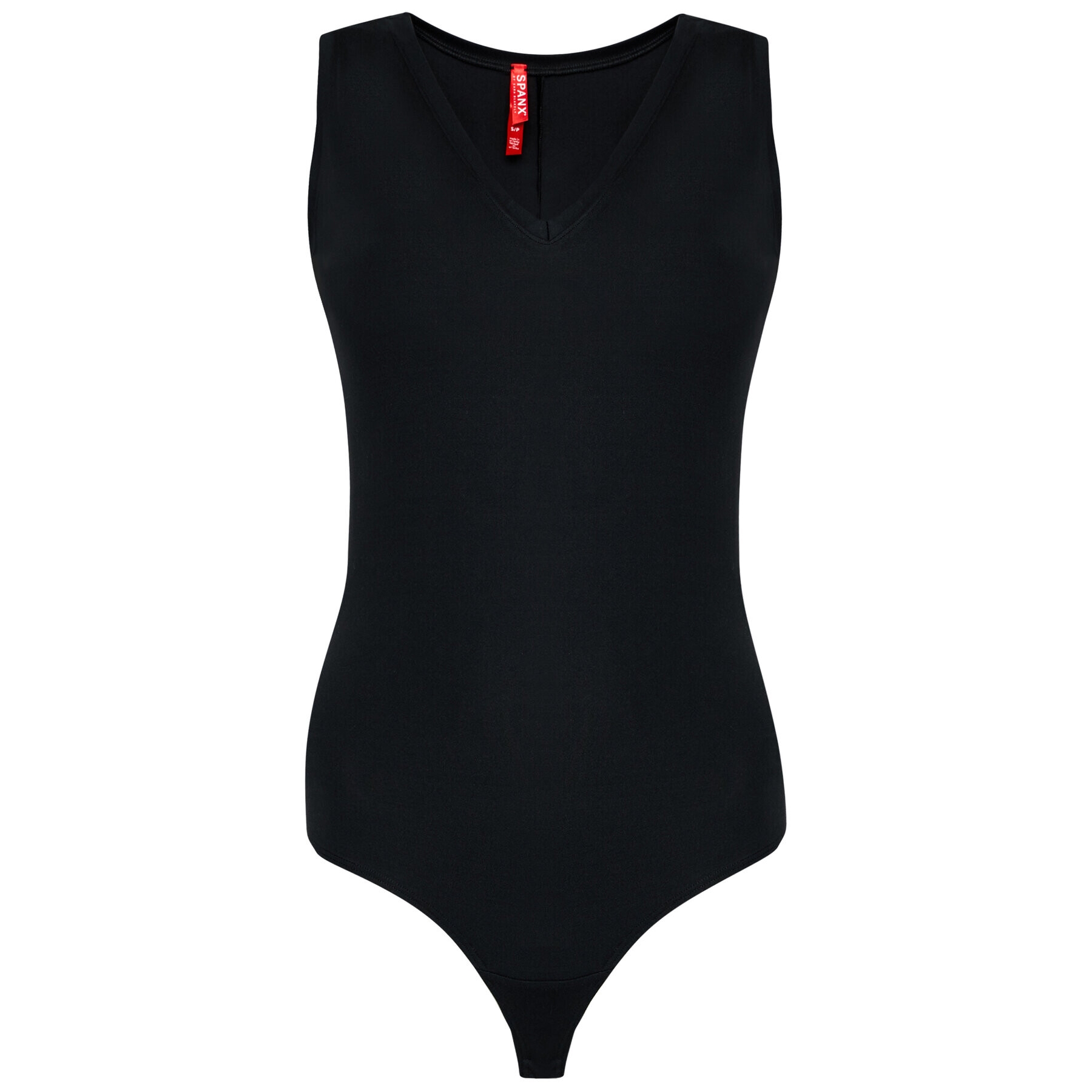 SPANX Body Suit Yourself Bodysuit V-Neck Trank 20276R Čierna Slim Fit - Pepit.sk