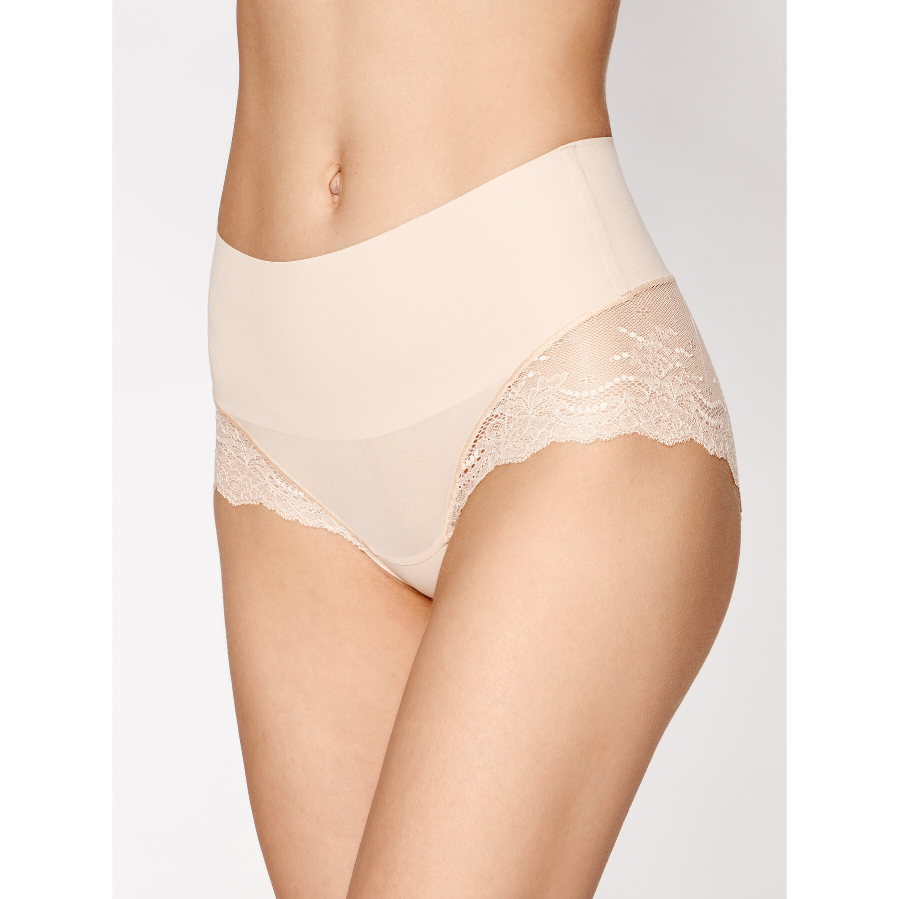 SPANX Klasické nohavičky s vysokým pásom Undie-tectable® Hi-Hipster SP0515 Béžová - Pepit.sk