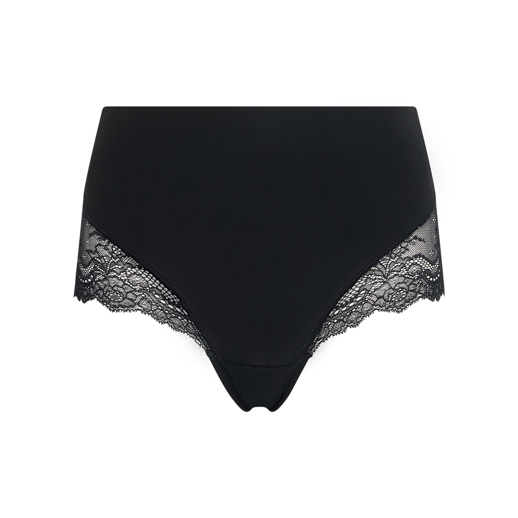 SPANX Klasické nohavičky s vysokým pásom Undie-tectable® Lace Hi-Hipster SP0515 Čierna - Pepit.sk