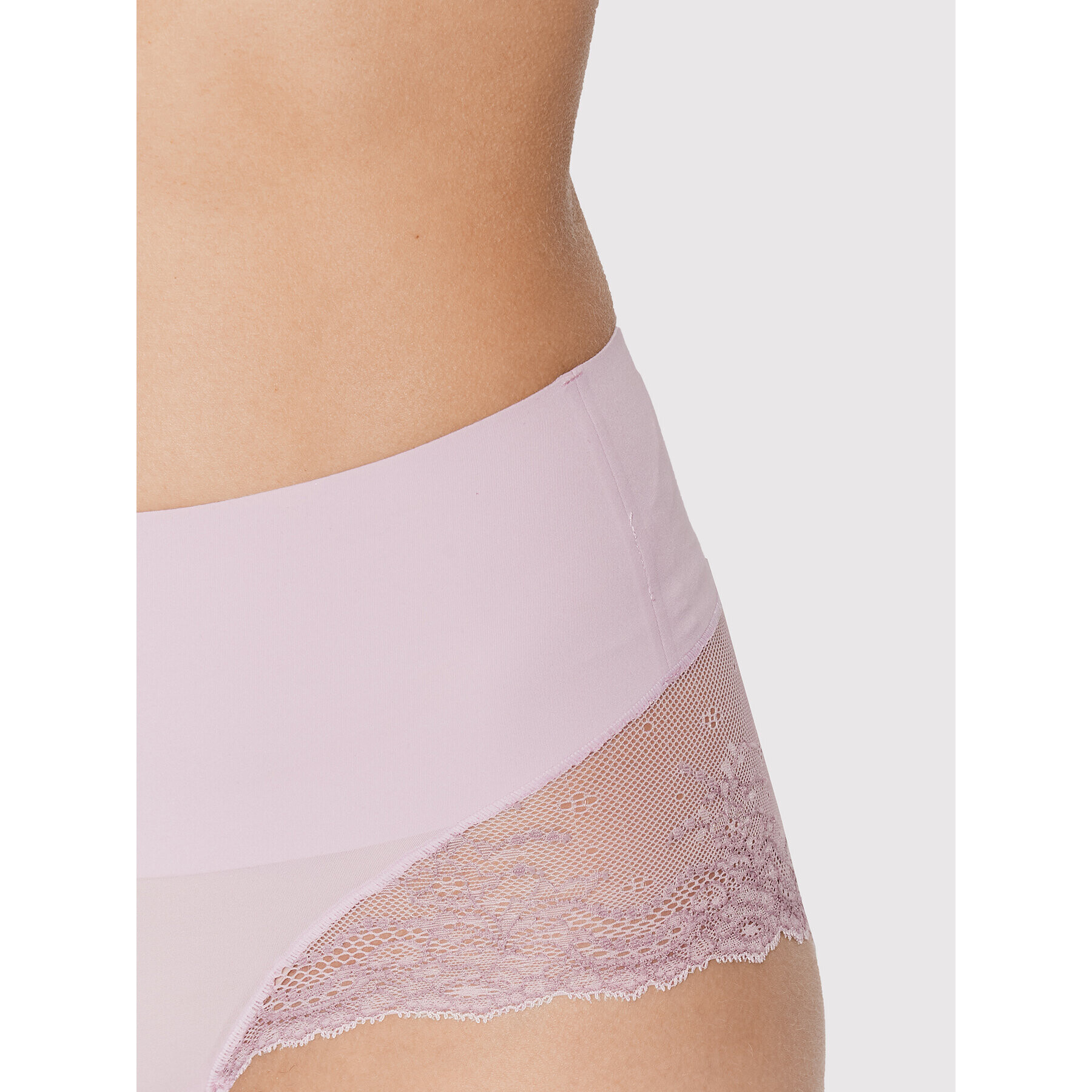 SPANX Klasické nohavičky s vysokým pásom Undie-tectable® Lace Hi-Hipster SP0515 Fialová - Pepit.sk