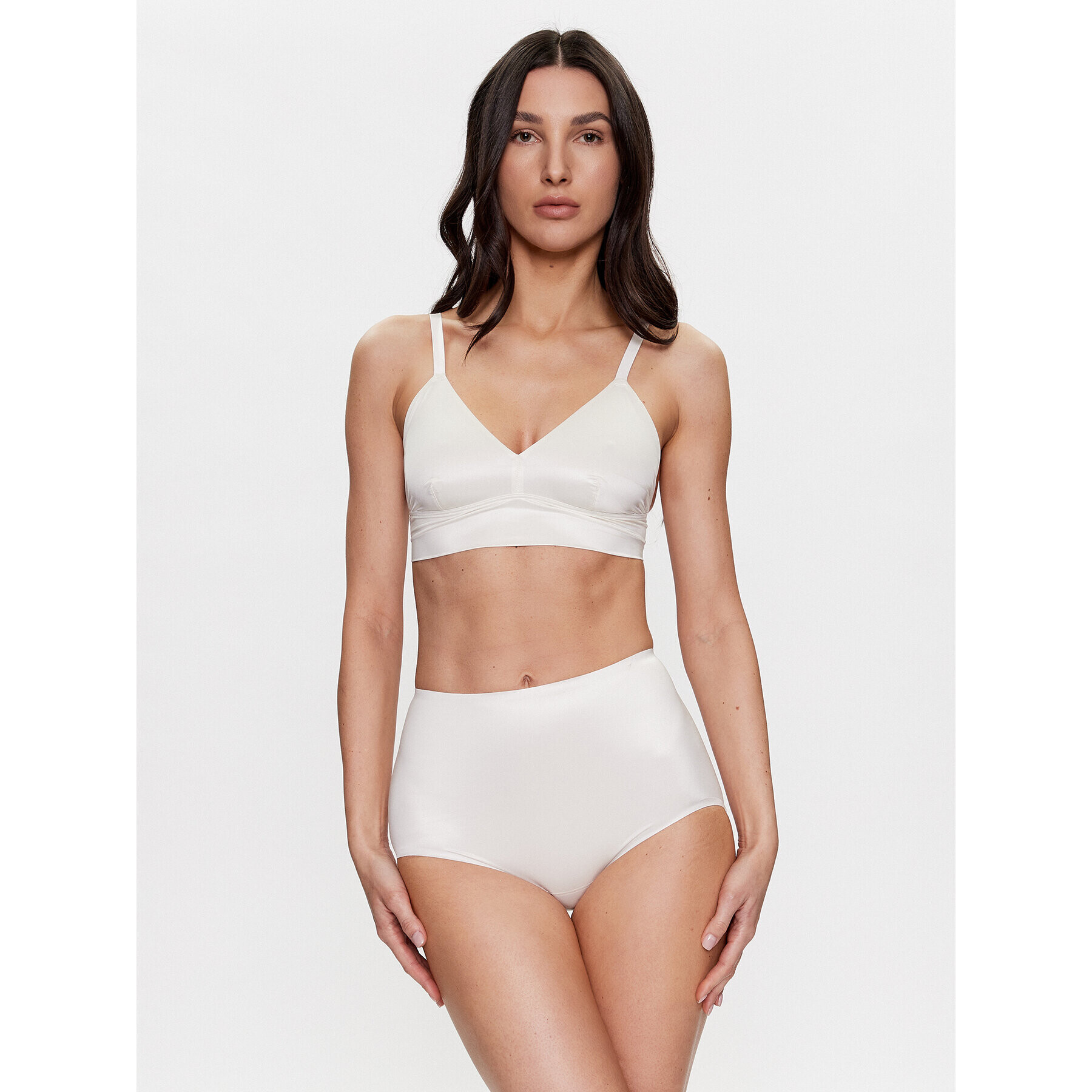 SPANX Klasické nohavičky Shaping Satin 40062R Biela - Pepit.sk