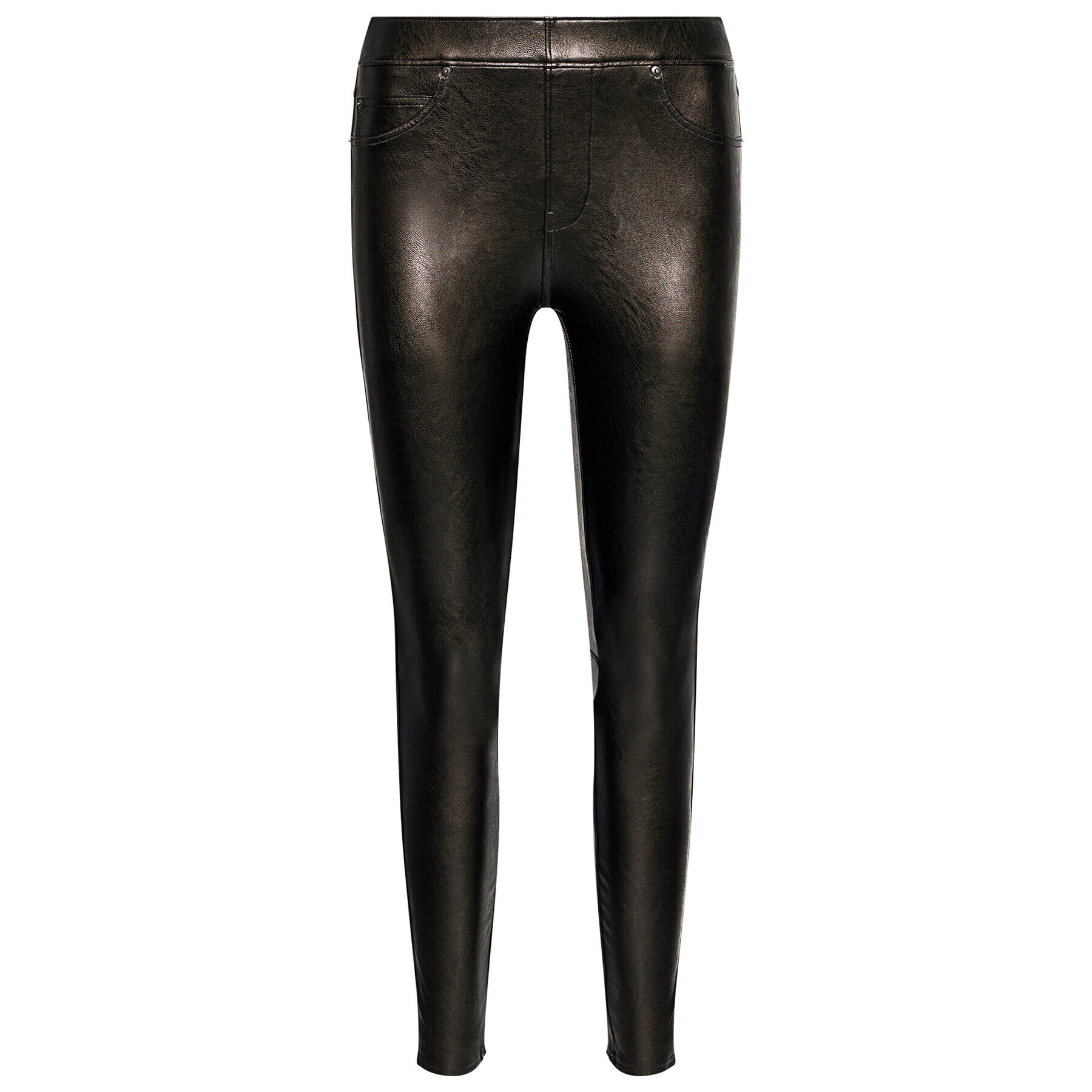 SPANX Kožené nohavice Leather-Like Ankle 20282R Čierna Skinny Fit - Pepit.sk