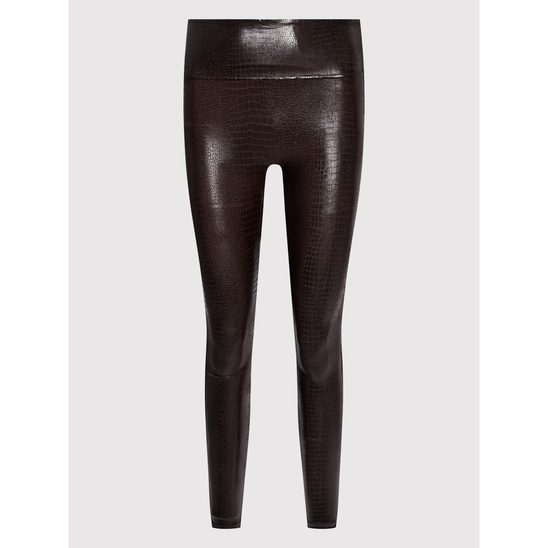 SPANX Legíny Faux Leather Croc 20303R Hnedá Slim Fit - Pepit.sk