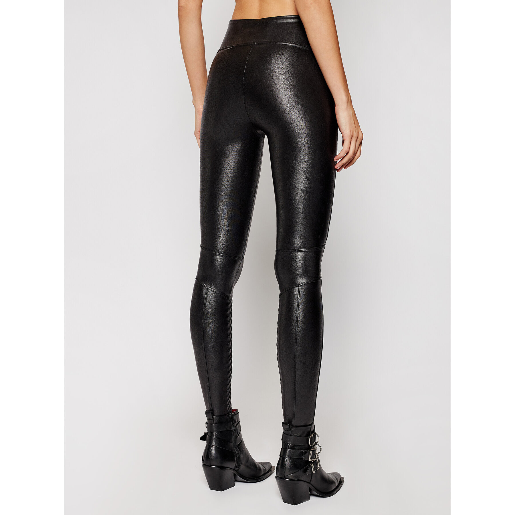 SPANX Legíny Faux Leather Moto 20136R Čierna Slim Fit - Pepit.sk