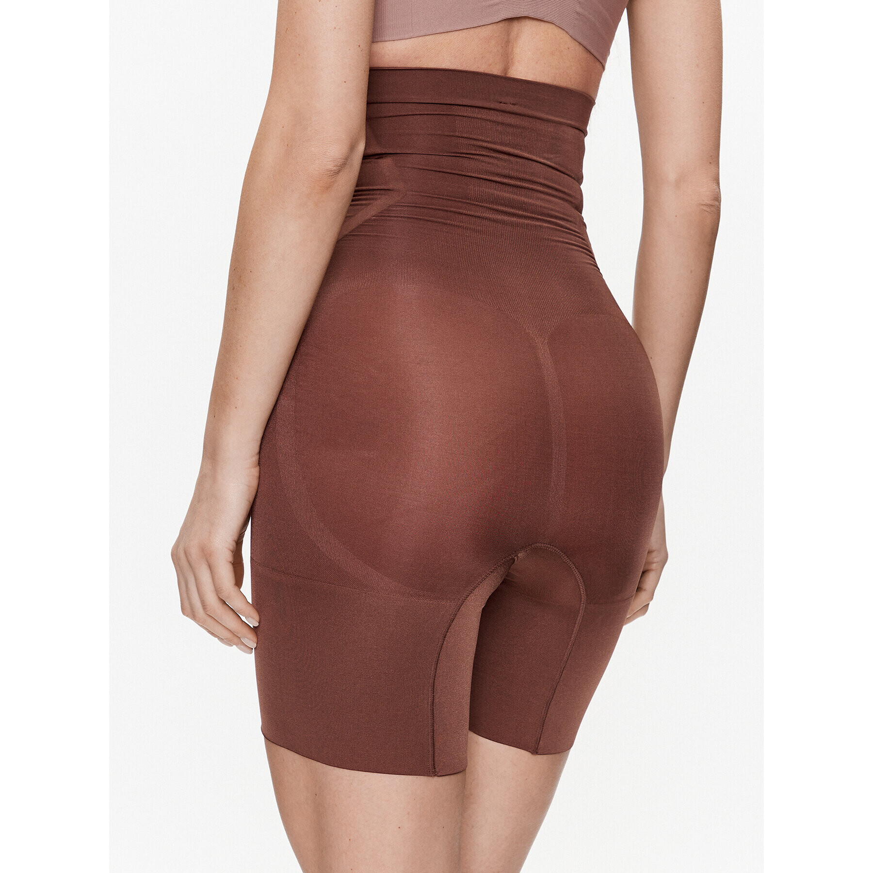 SPANX Tvarujúca spodná bielizeň Oncore High-Waist High Short SS1915 Hnedá - Pepit.sk