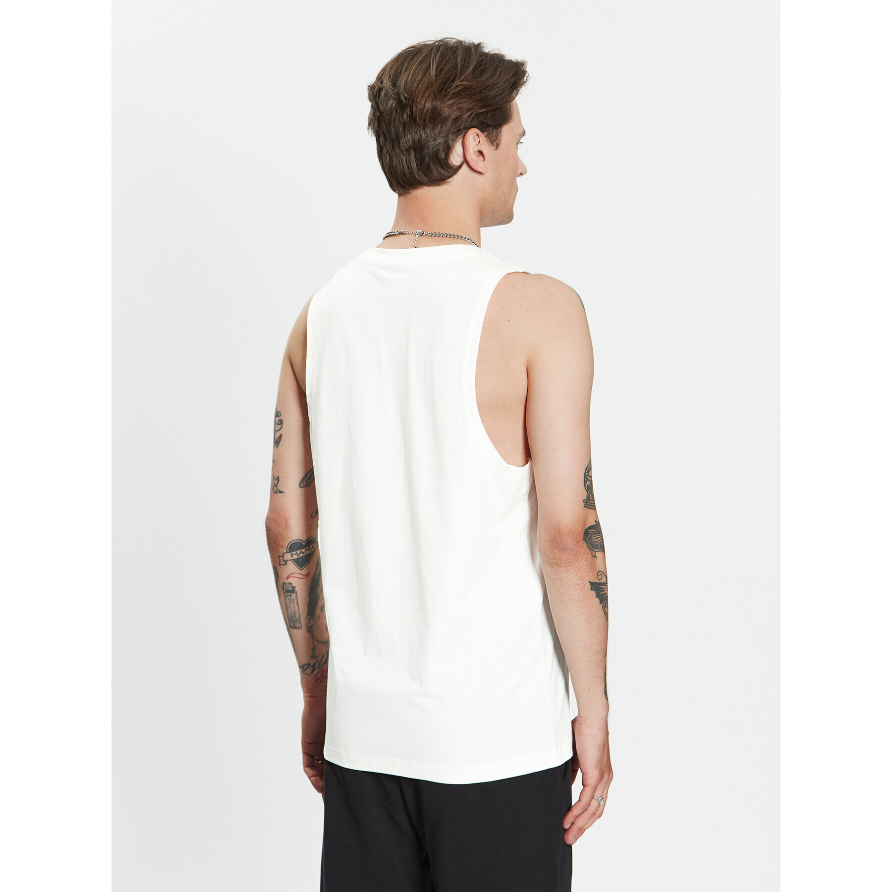 Sprandi Tank top SP3-TPM001 Biela Regular Fit - Pepit.sk