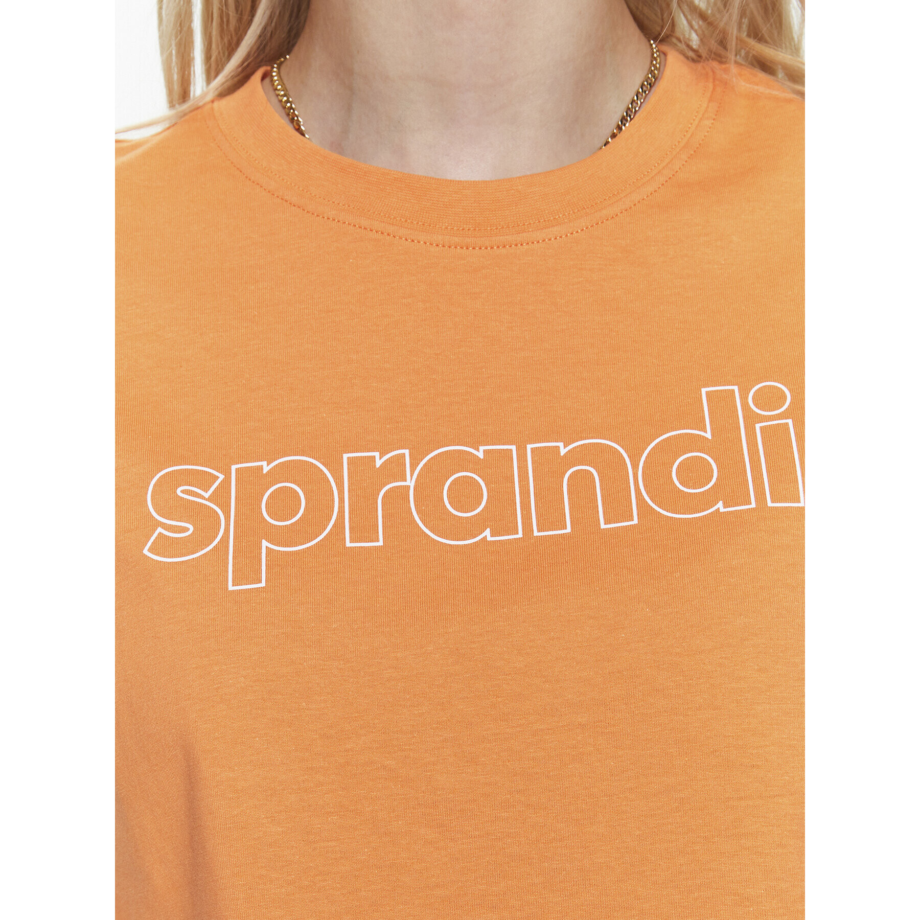 Sprandi Tričko SP3-TSD031 Oranžová Relaxed Fit - Pepit.sk