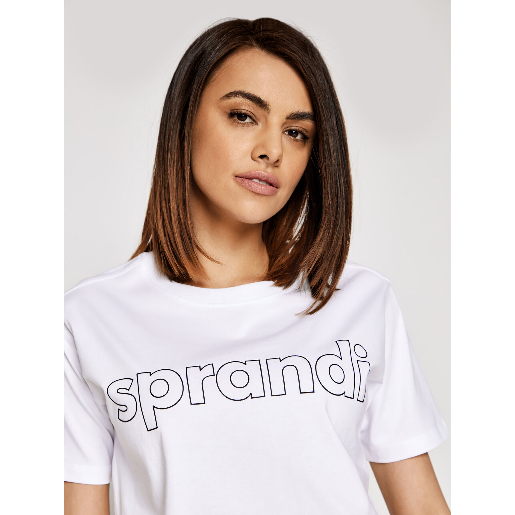 Sprandi Tričko SS21-TSD001 Biela Cropp Fit - Pepit.sk