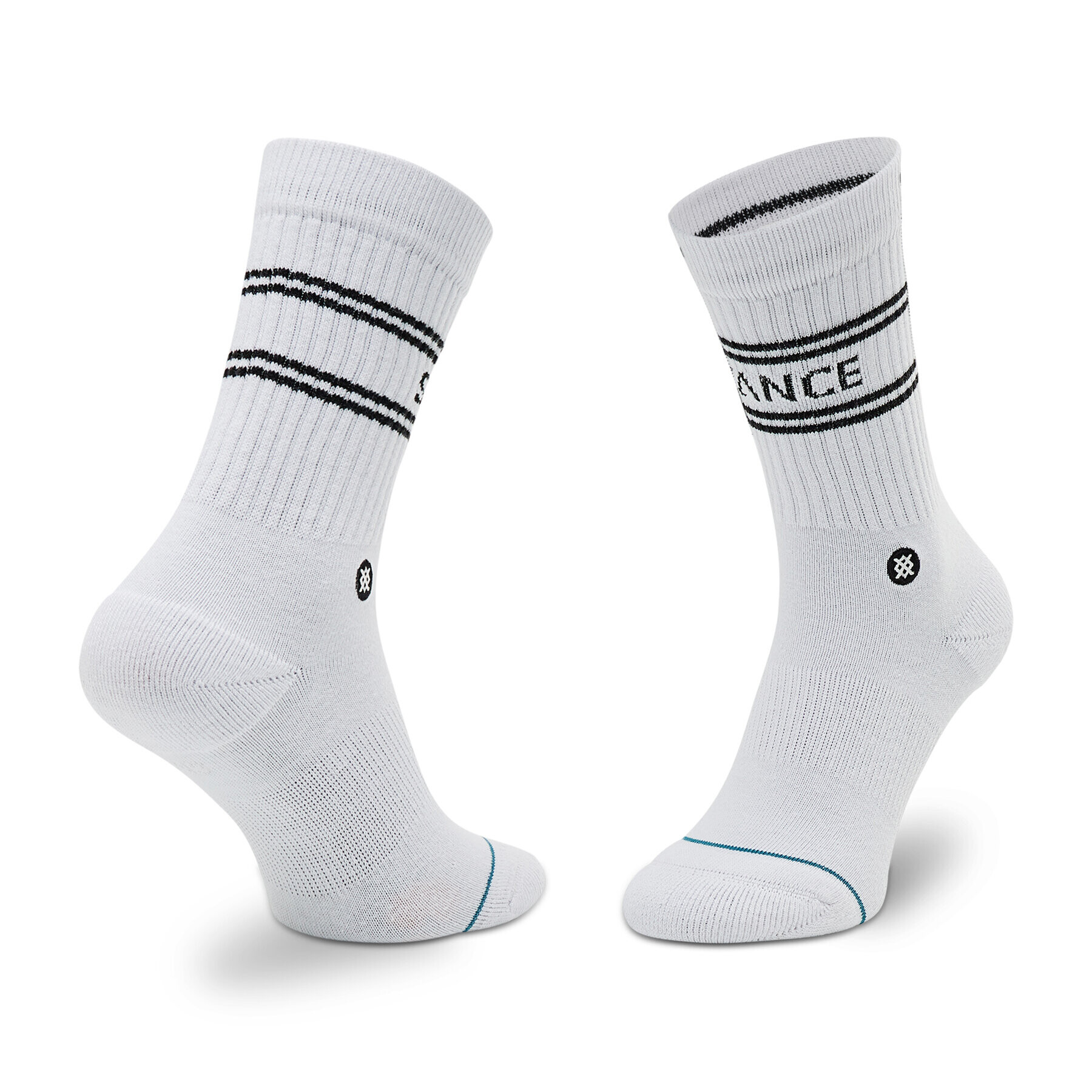 Stance Súprava 3 párov vysokých ponožiek unisex Basic 3 Pack Crew A556D20SRO Biela - Pepit.sk