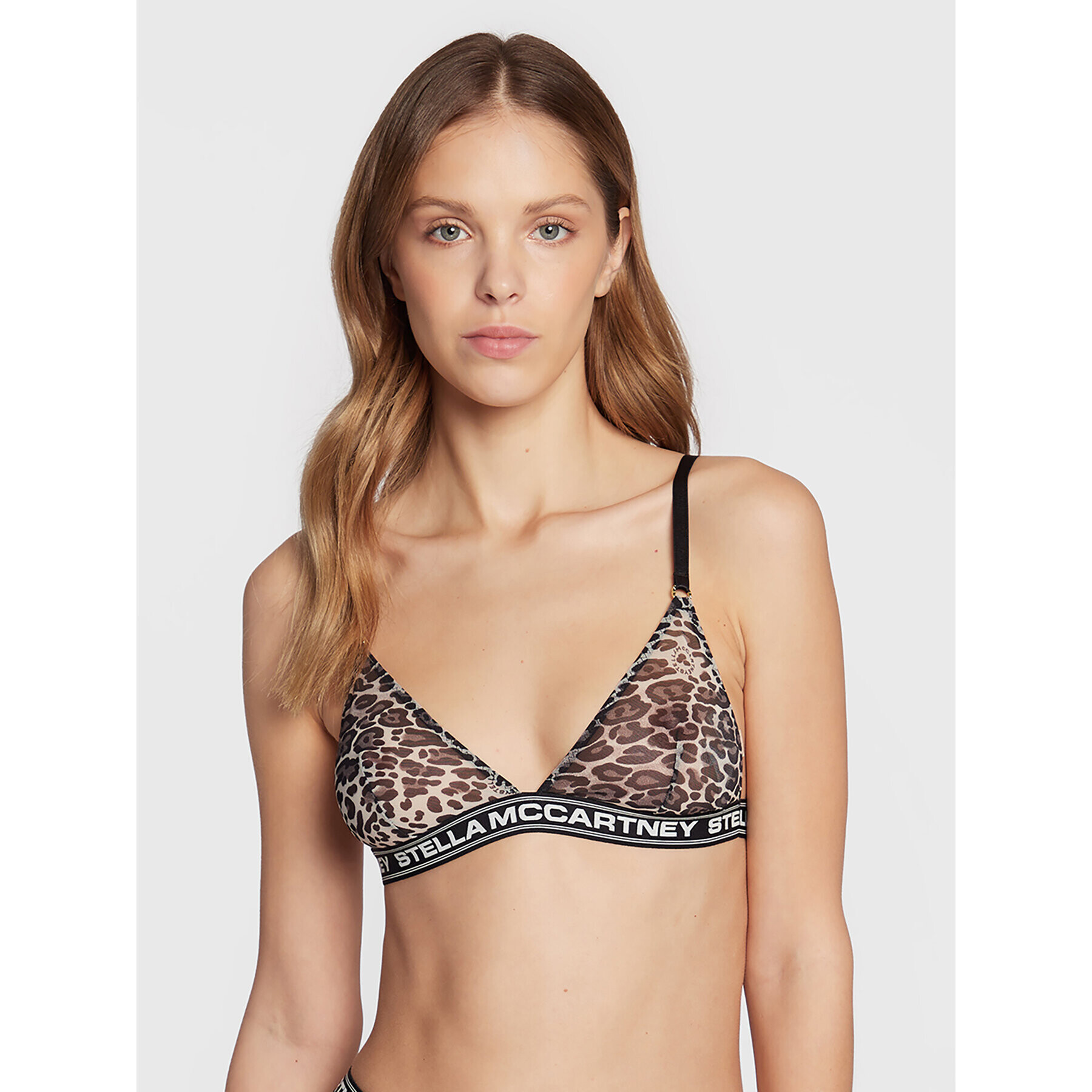 Stella McCartney Podprsenka Bralette Animal S6R081110.00812 Čierna - Pepit.sk