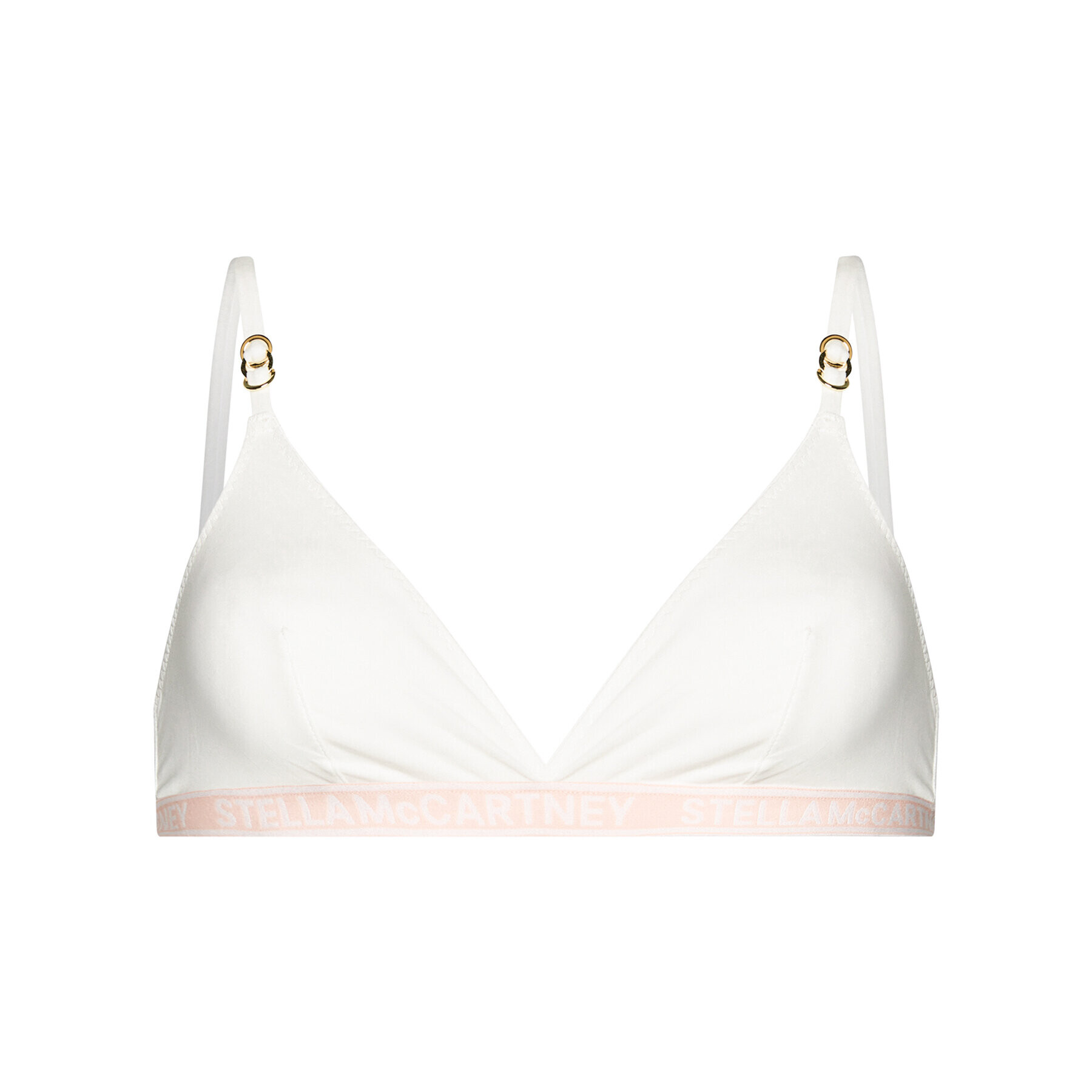 Stella McCartney Podprsenka Bralette Ivy Chatting S6R080780.10112 Biela - Pepit.sk