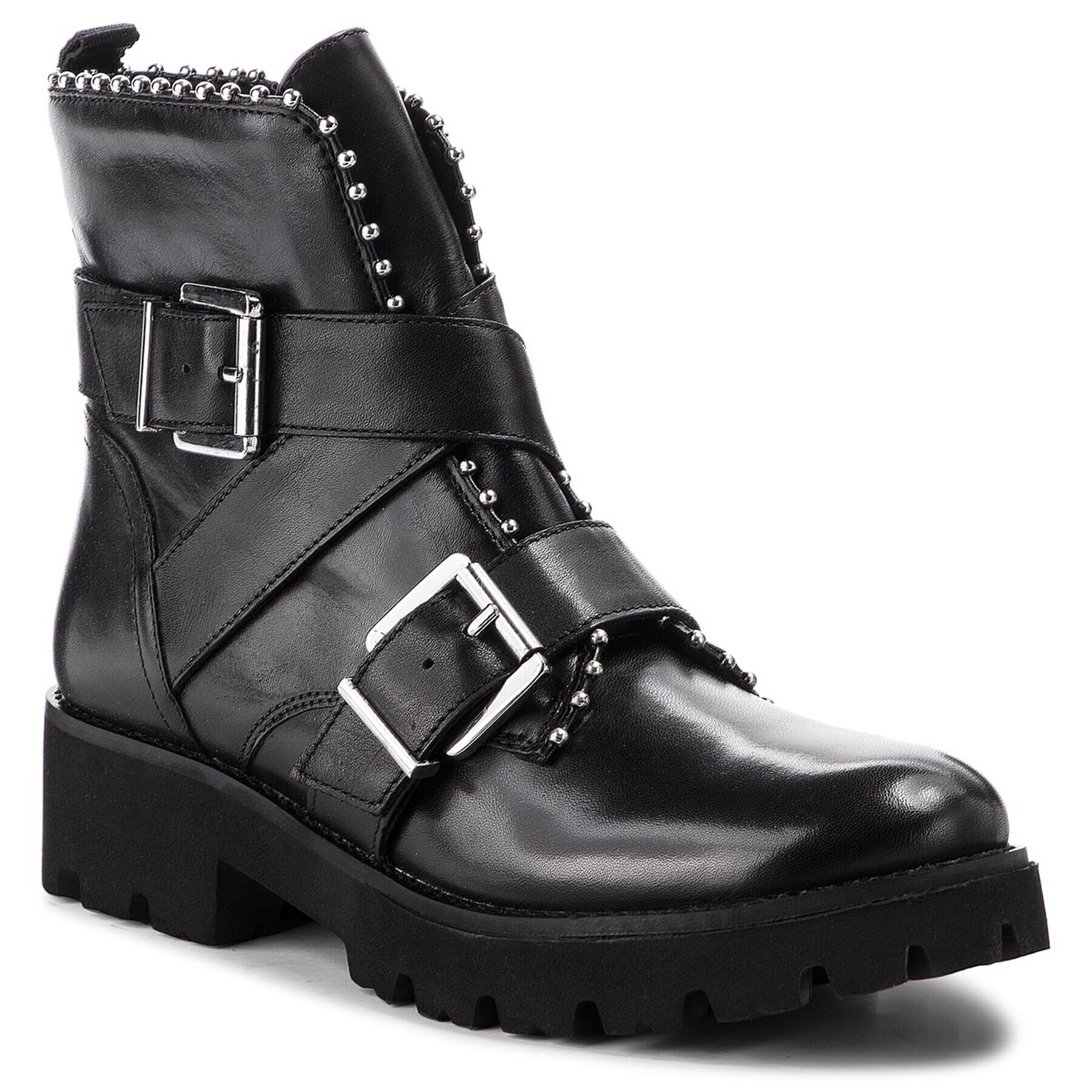 Steve Madden Členková obuv Hoofy Ankleboot SM11000118-03001-017 Čierna - Pepit.sk