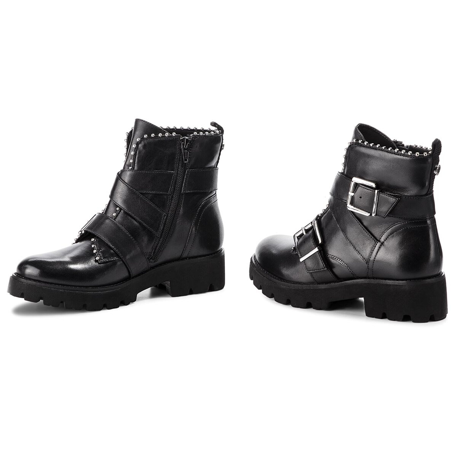 Steve Madden Členková obuv Hoofy Ankleboot SM11000118-03001-017 Čierna - Pepit.sk