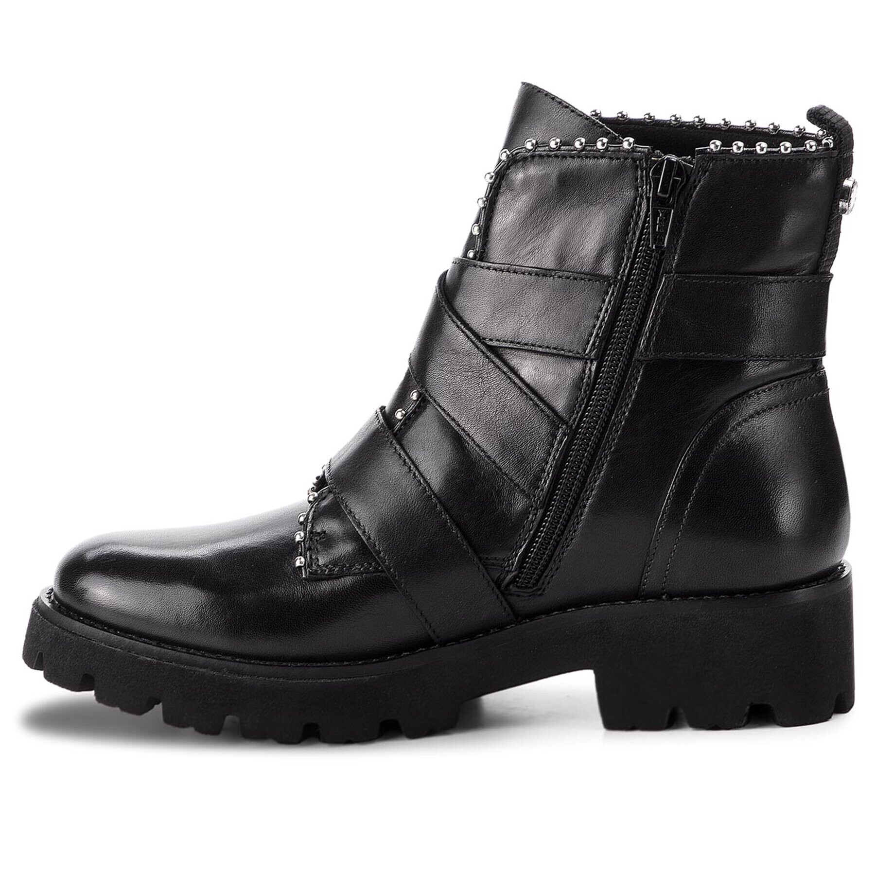 Steve Madden Členková obuv Hoofy Ankleboot SM11000118-03001-017 Čierna - Pepit.sk