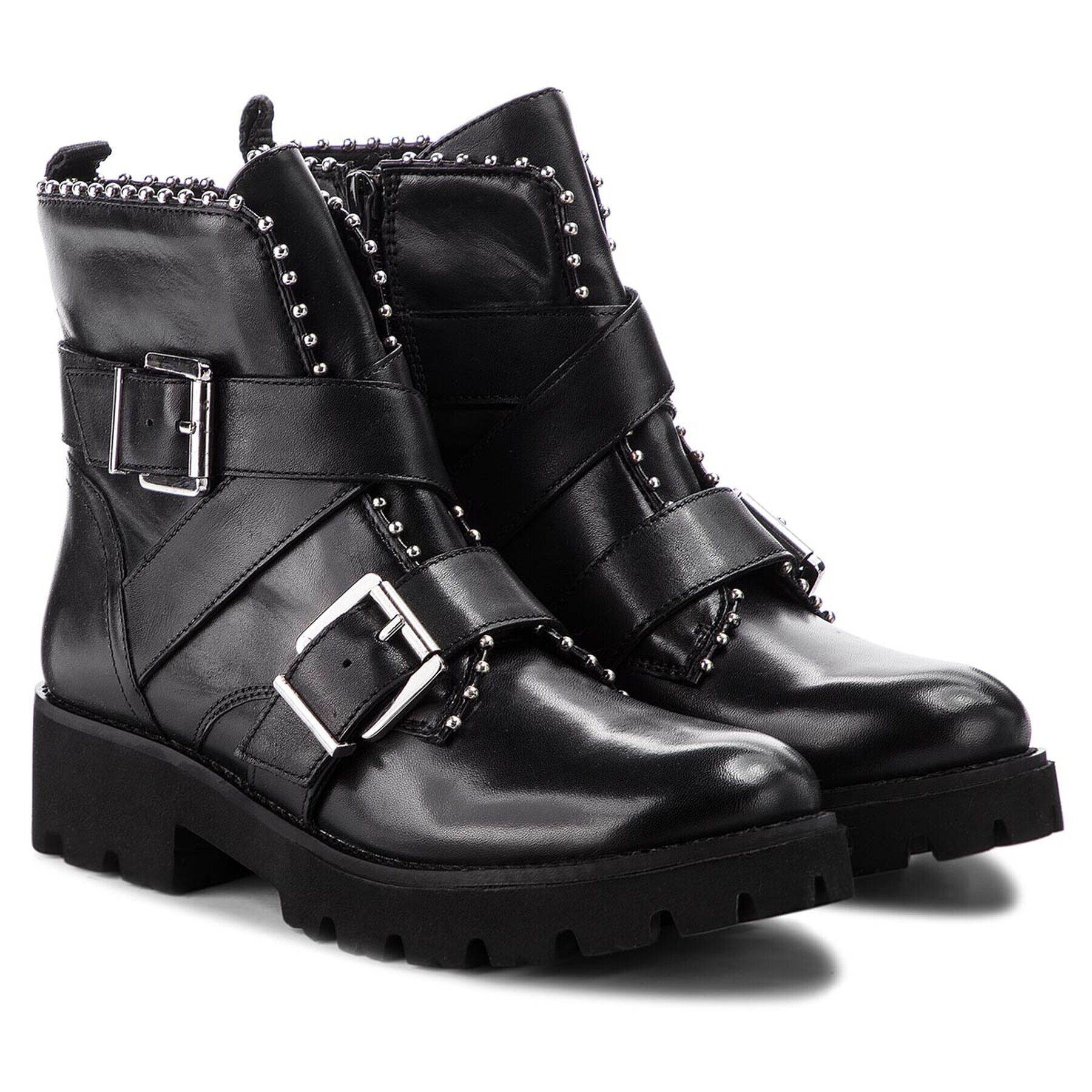 Steve Madden Členková obuv Hoofy Ankleboot SM11000118-03001-017 Čierna - Pepit.sk