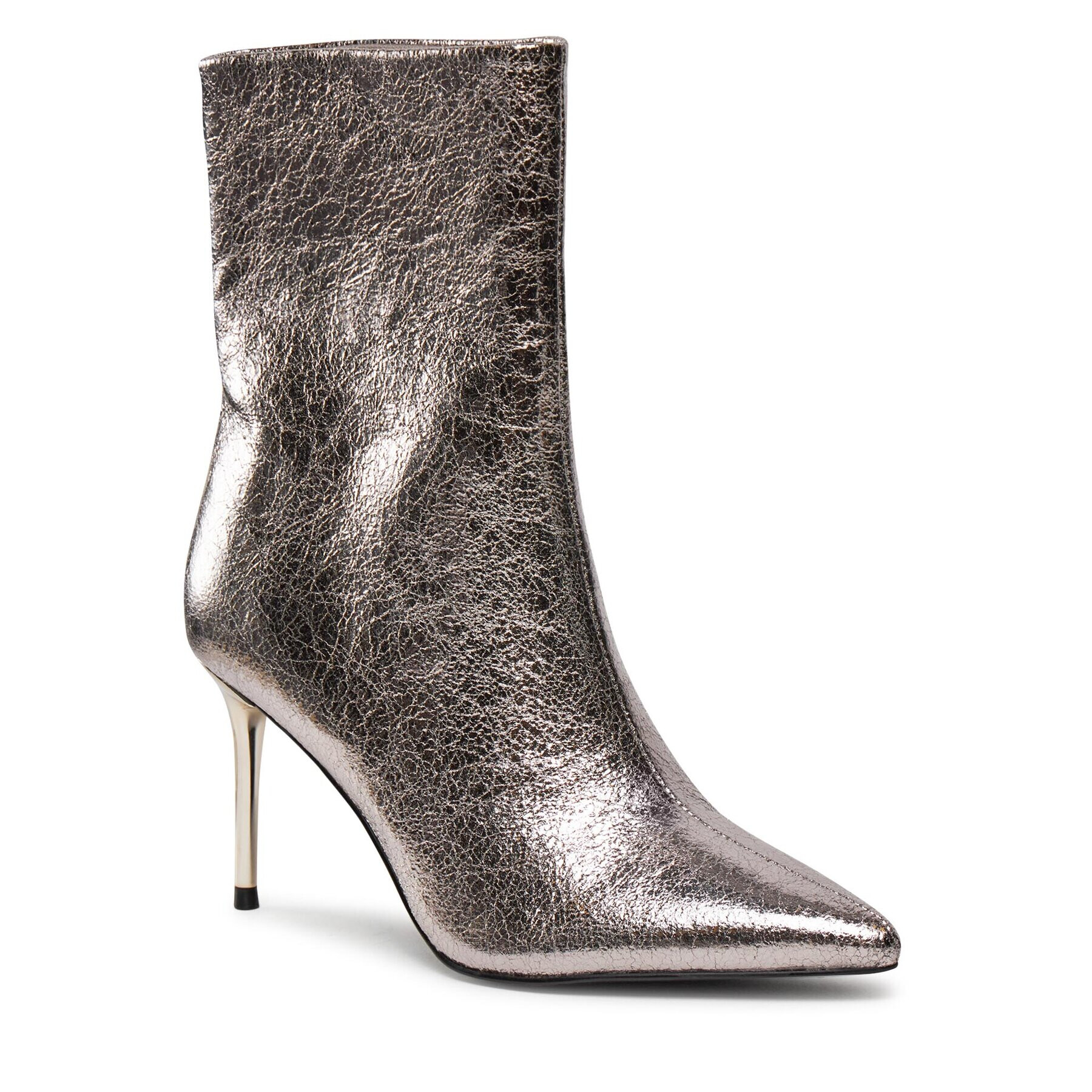 Steve Madden Členková obuv Lyricals Bootie SM11002592 SM11002592-733 Strieborná - Pepit.sk