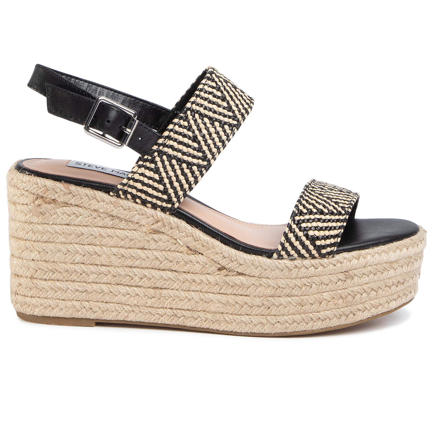 Steve Madden Espadrilky Focused SM11000978-02002-054 Čierna - Pepit.sk