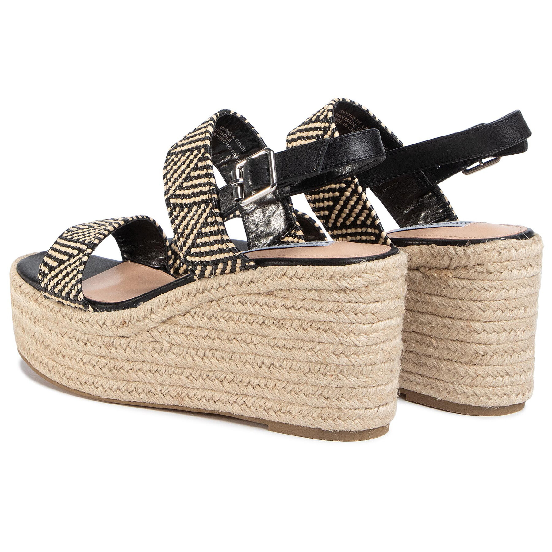 Steve Madden Espadrilky Focused SM11000978-02002-054 Čierna - Pepit.sk