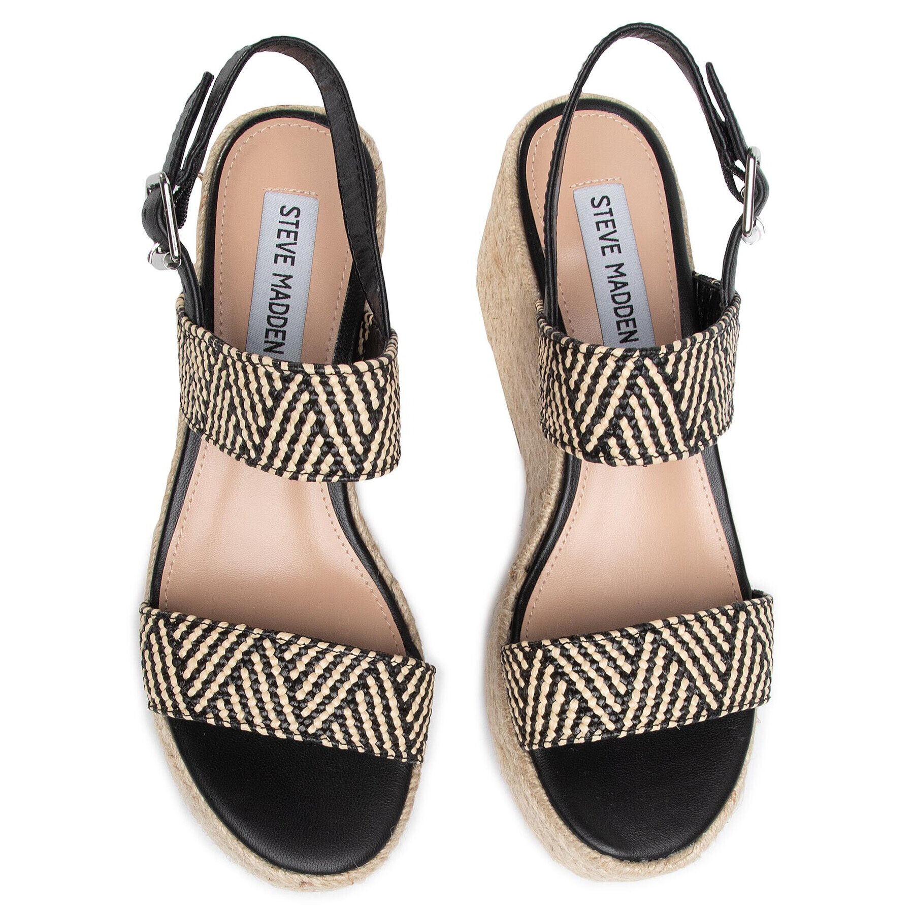 Steve Madden Espadrilky Focused SM11000978-02002-054 Čierna - Pepit.sk