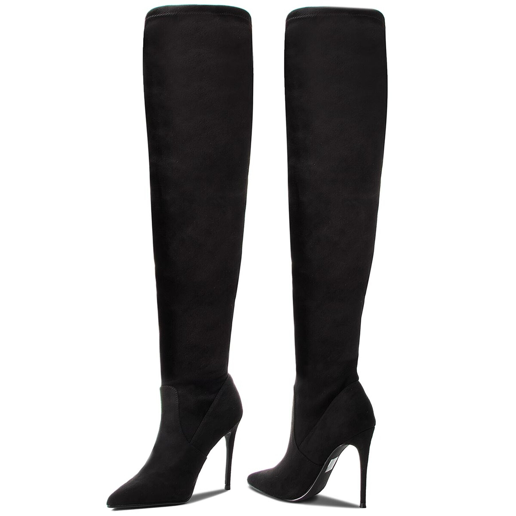 Steve Madden Mušketierky Dade Overknee Boot SM11000150-04001-001 Čierna - Pepit.sk