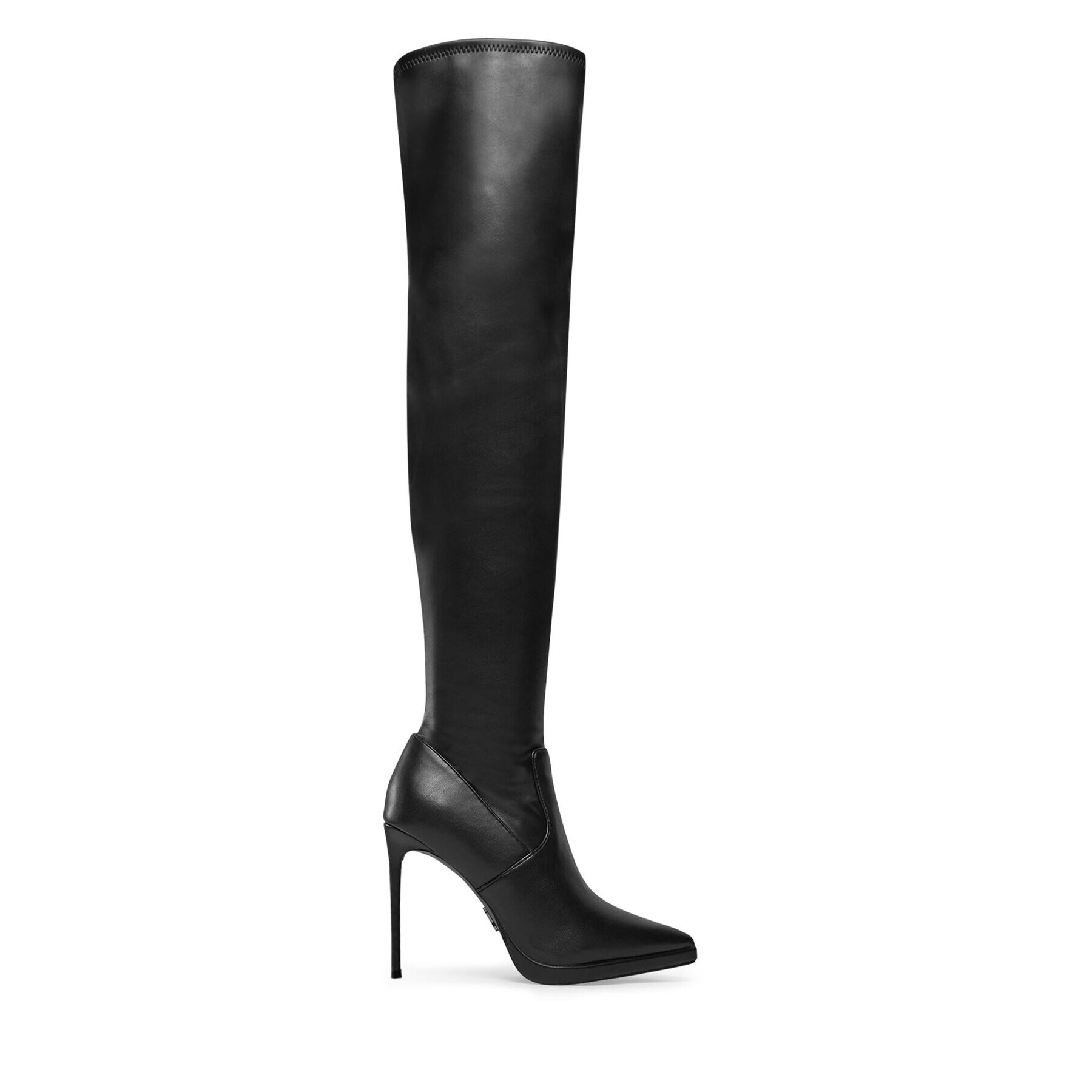 Steve Madden Mušketierky Keandra Boot SM11002678 SM11002678-001 Čierna - Pepit.sk