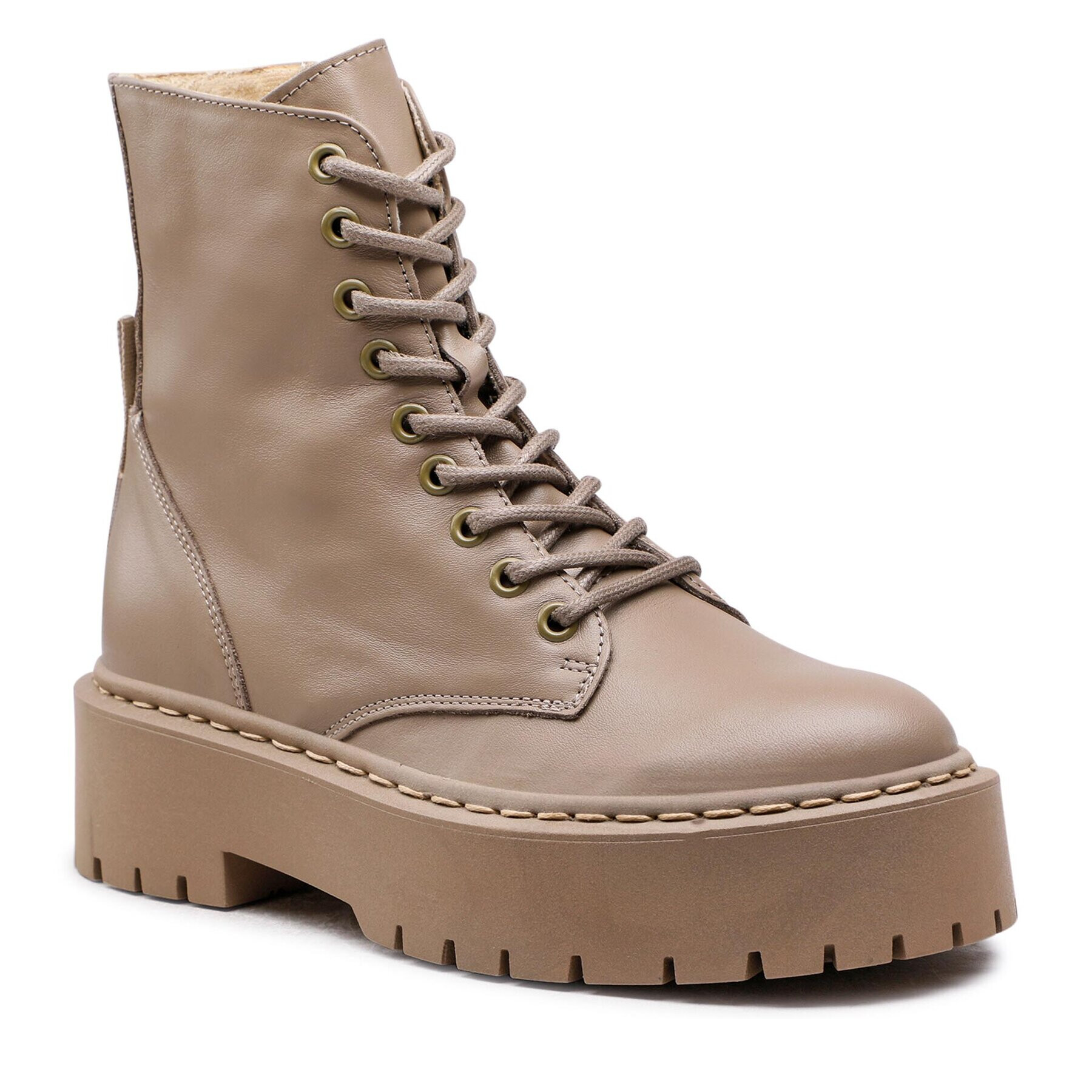 Steve Madden Outdoorová obuv Skylar SM11001184-03001-002 Béžová - Pepit.sk